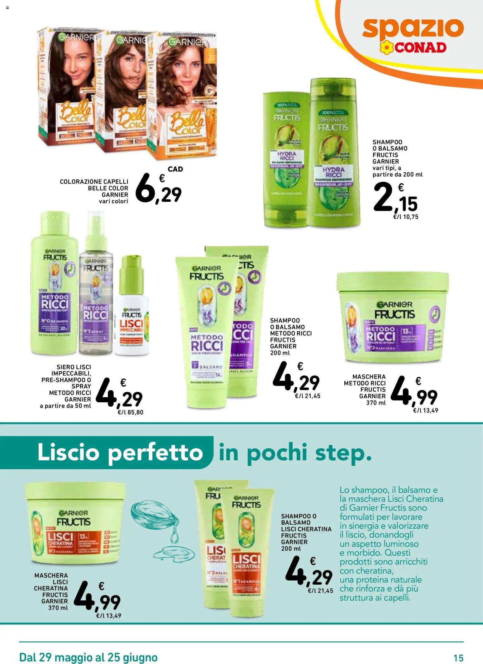 Spazio Conad volantino Bellezza