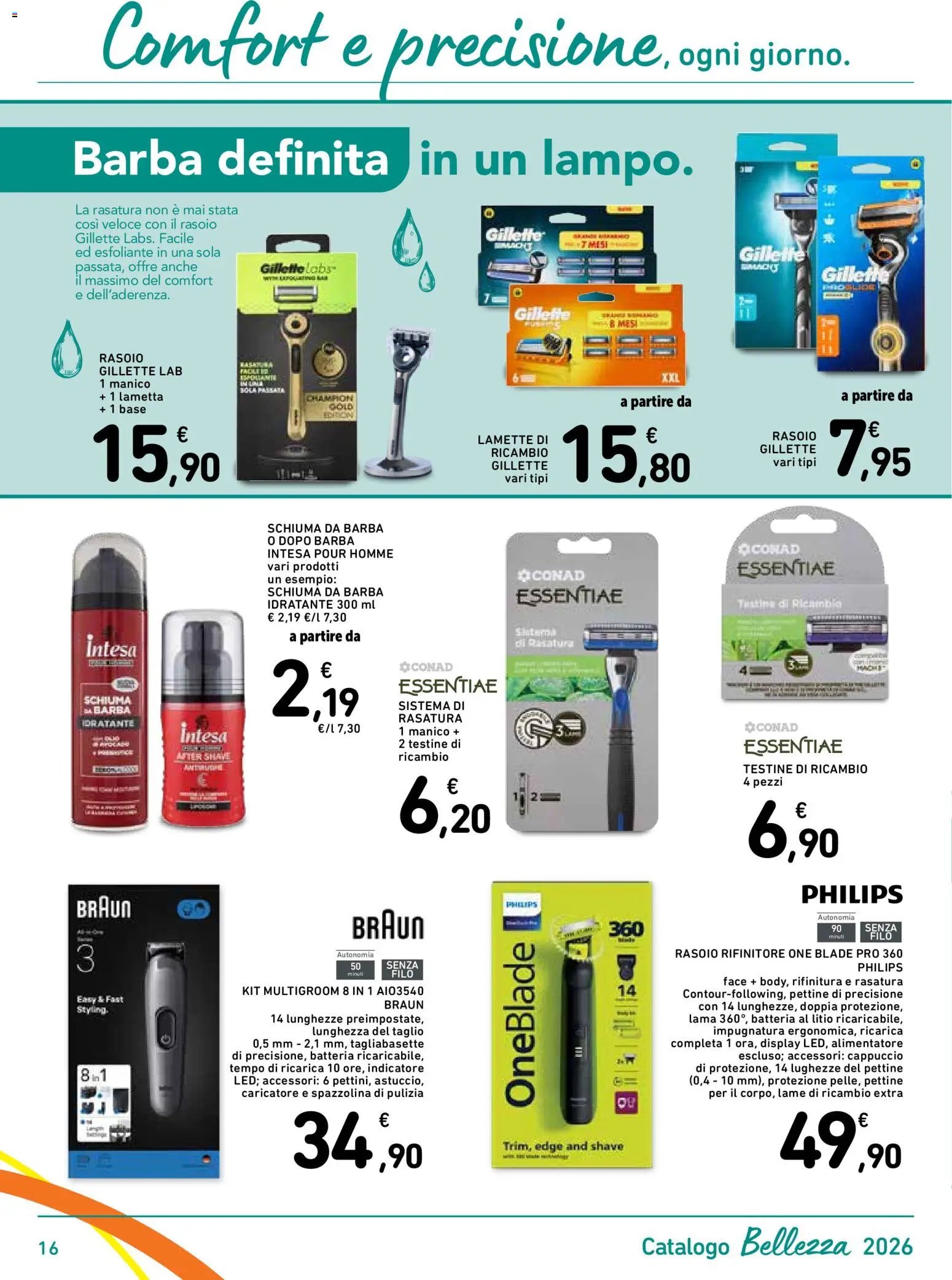 Spazio Conad volantino Bellezza