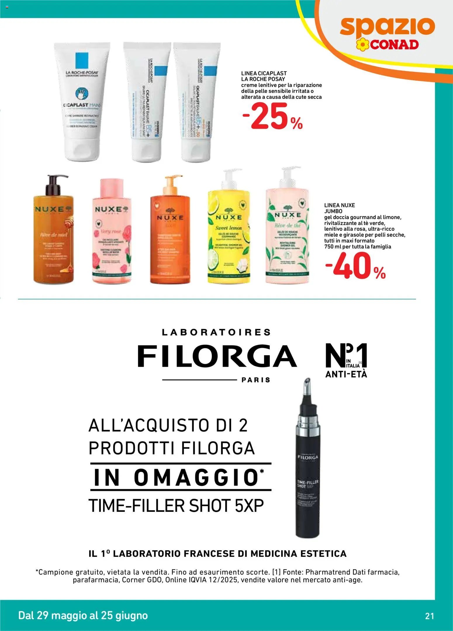 Spazio Conad volantino Bellezza