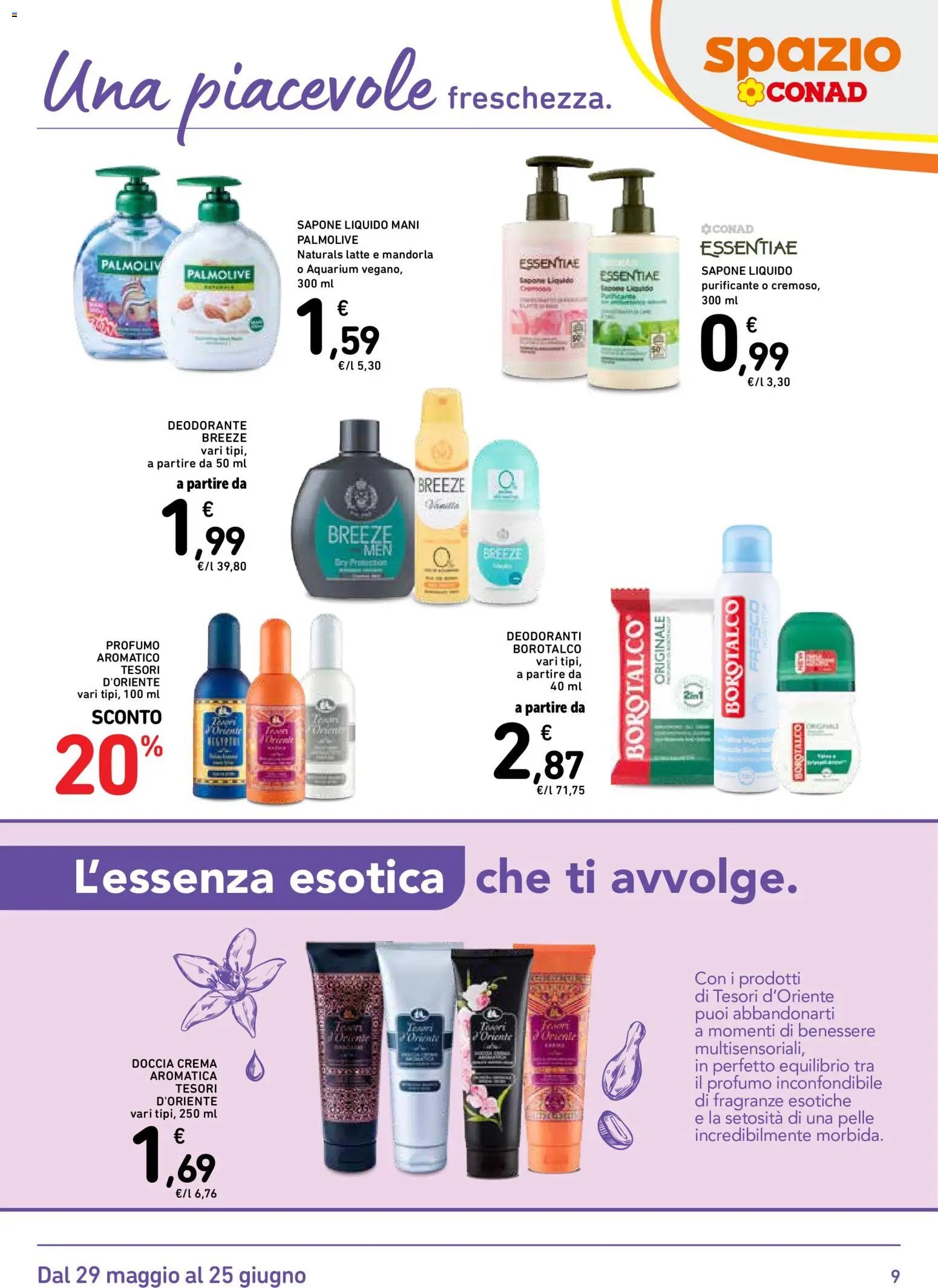 Spazio Conad volantino Bellezza