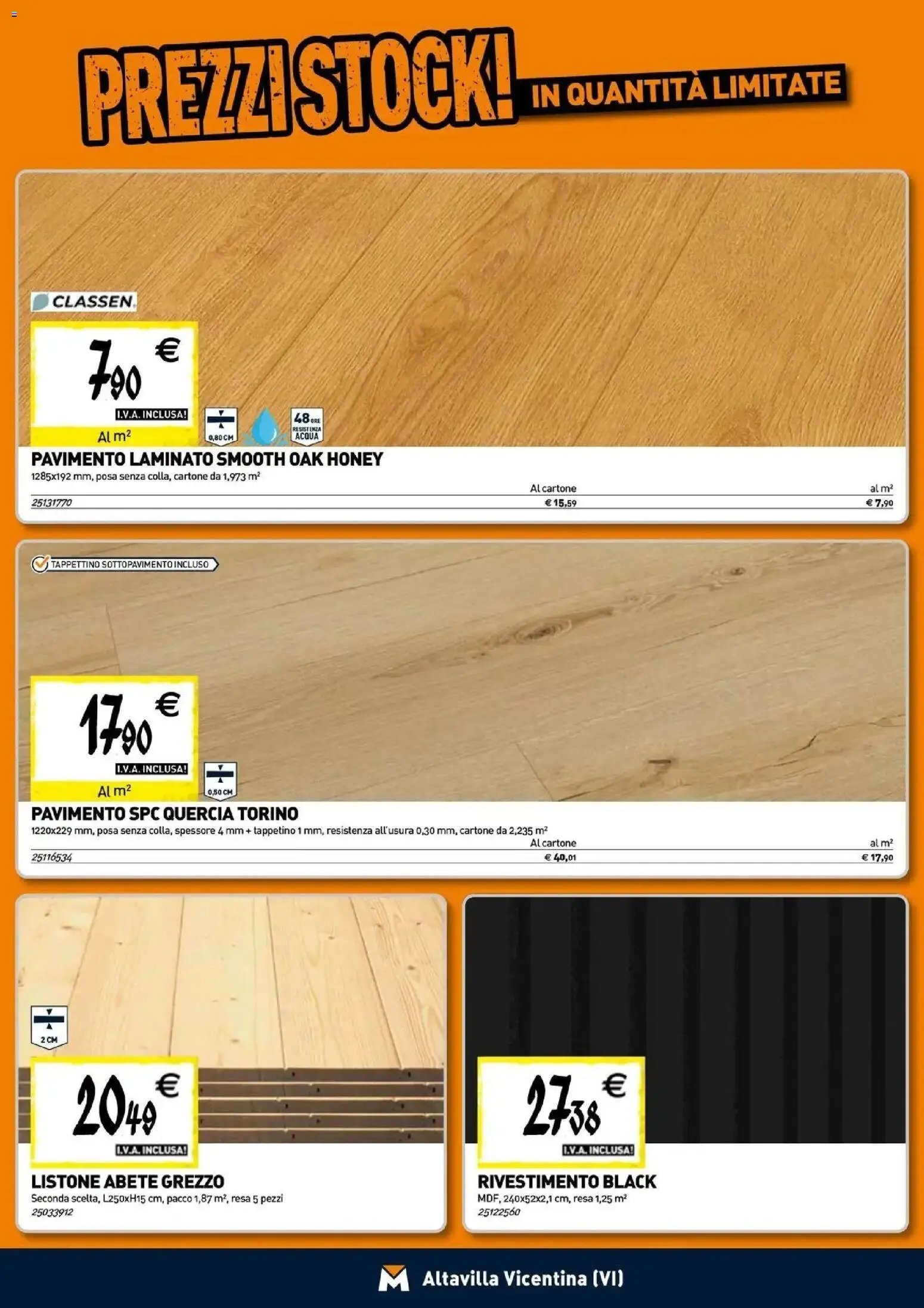 TECNOMAT - Straordinari prezzi stock!