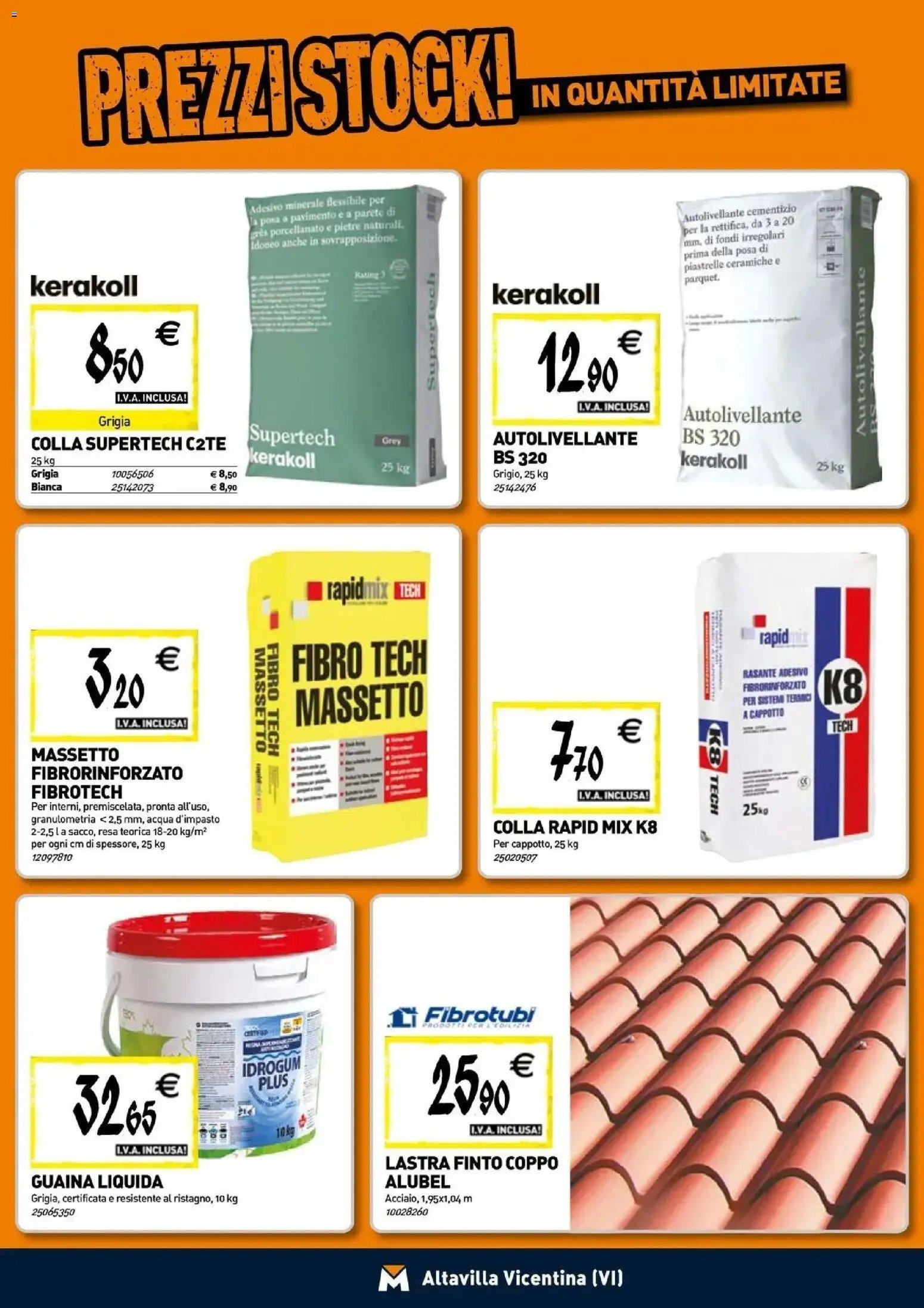 TECNOMAT - Straordinari prezzi stock!