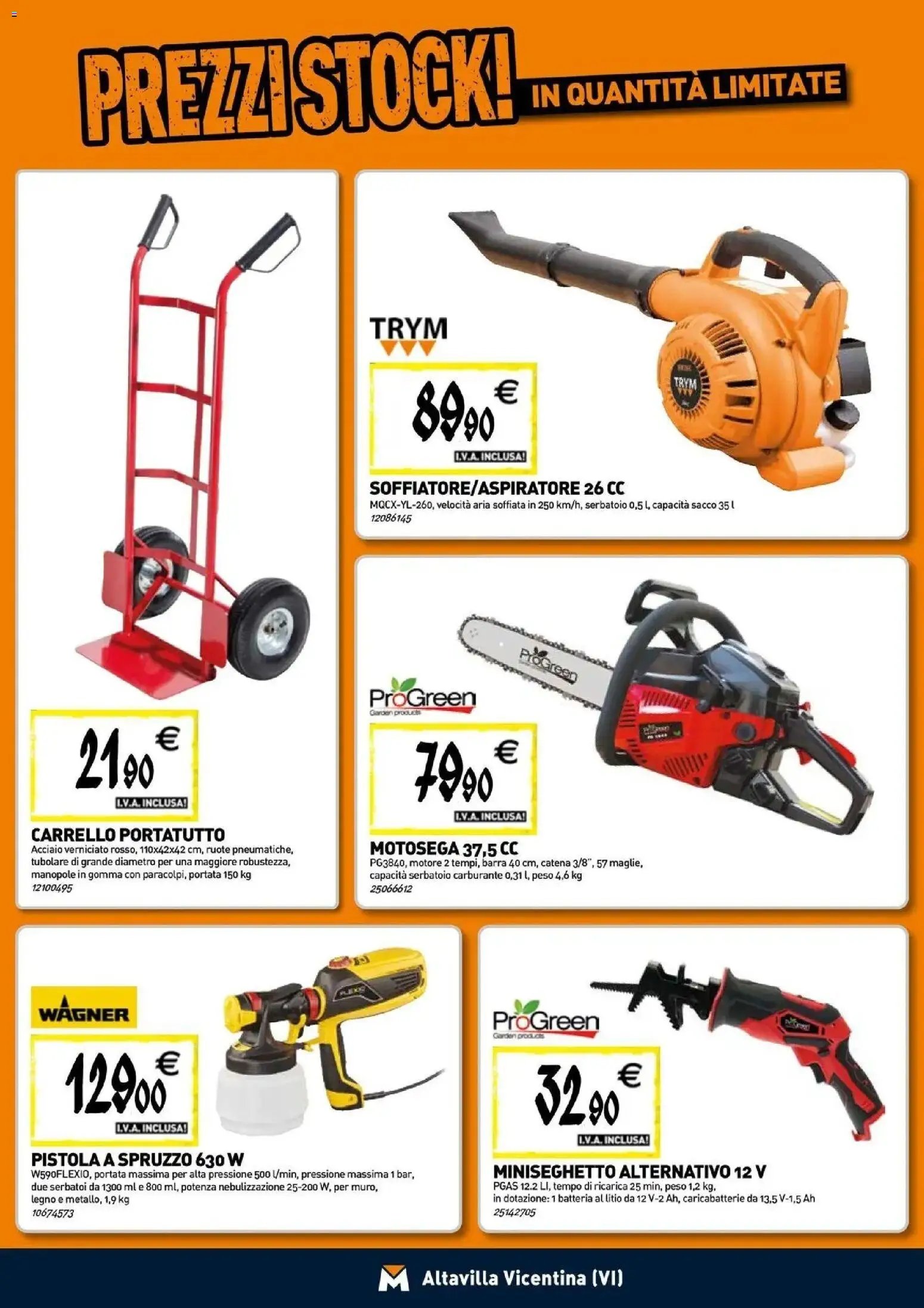 TECNOMAT - Straordinari prezzi stock!