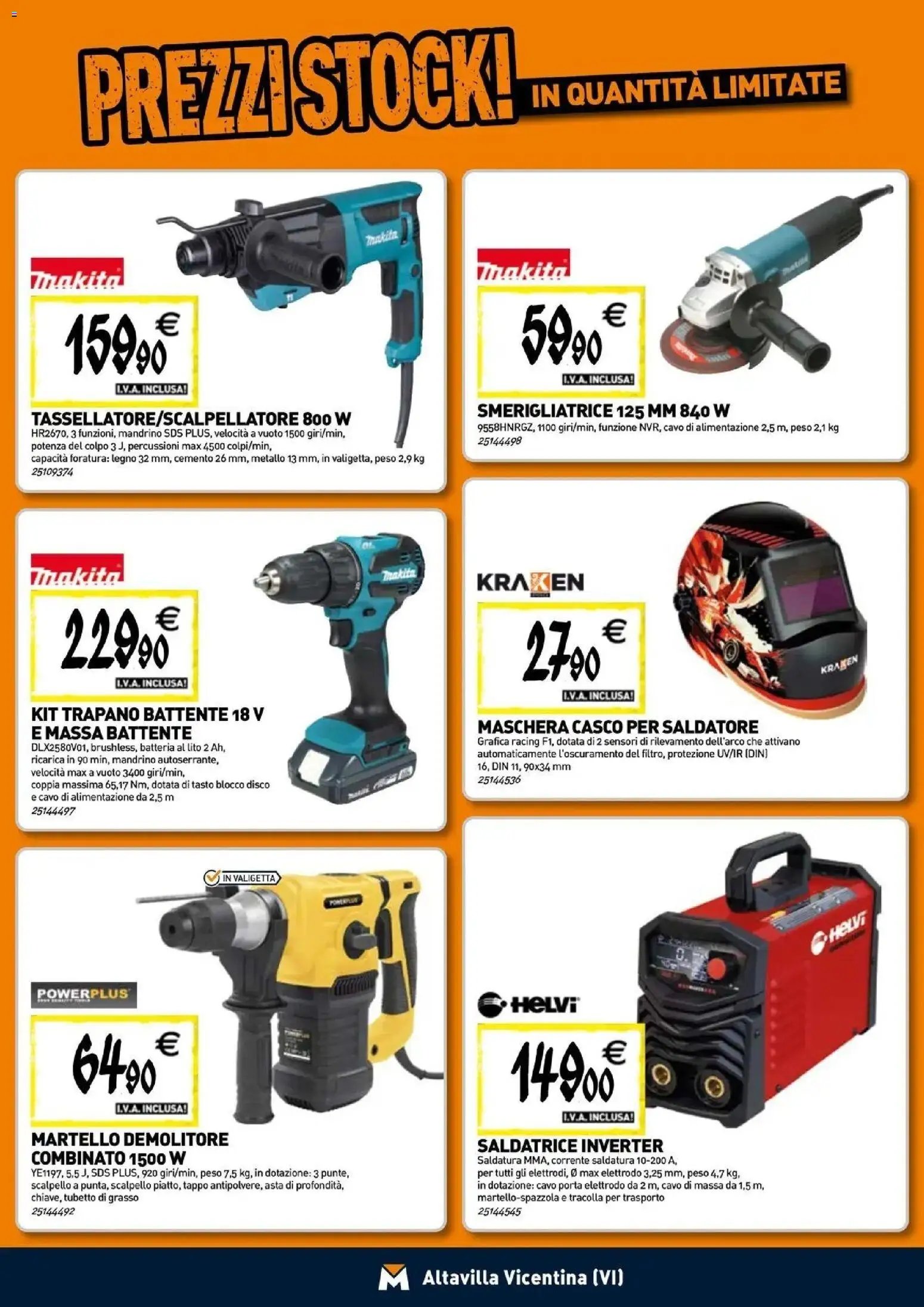 TECNOMAT - Straordinari prezzi stock!