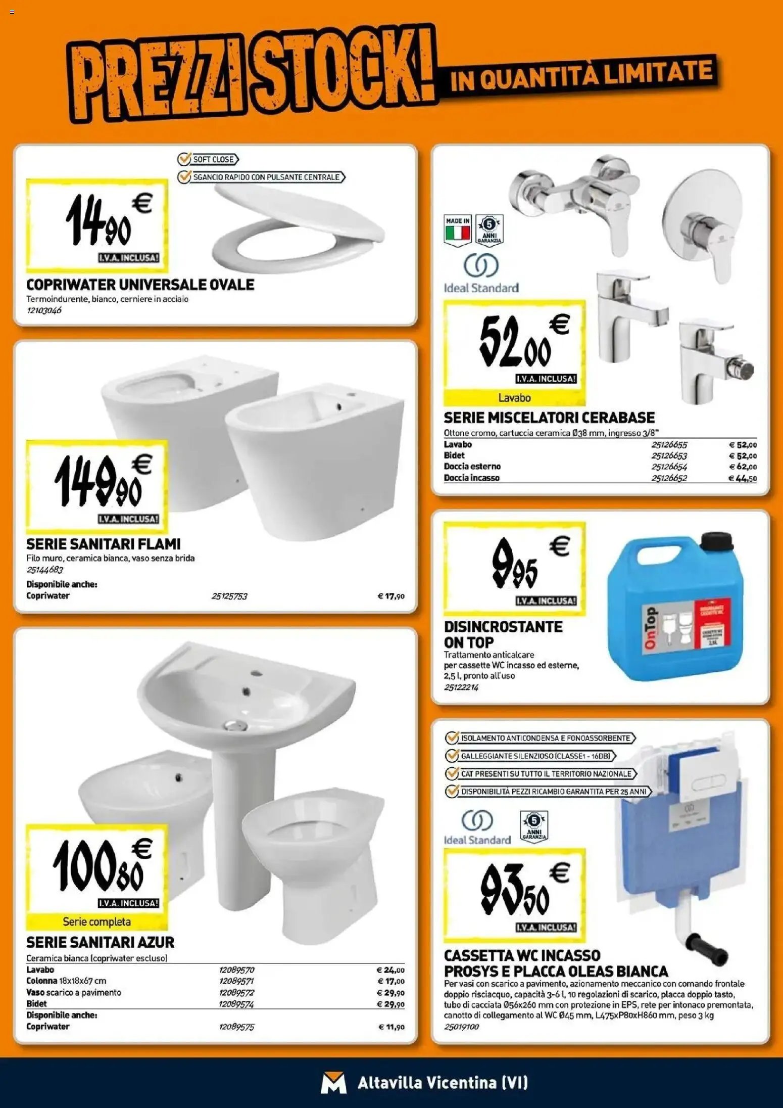 TECNOMAT - Straordinari prezzi stock!