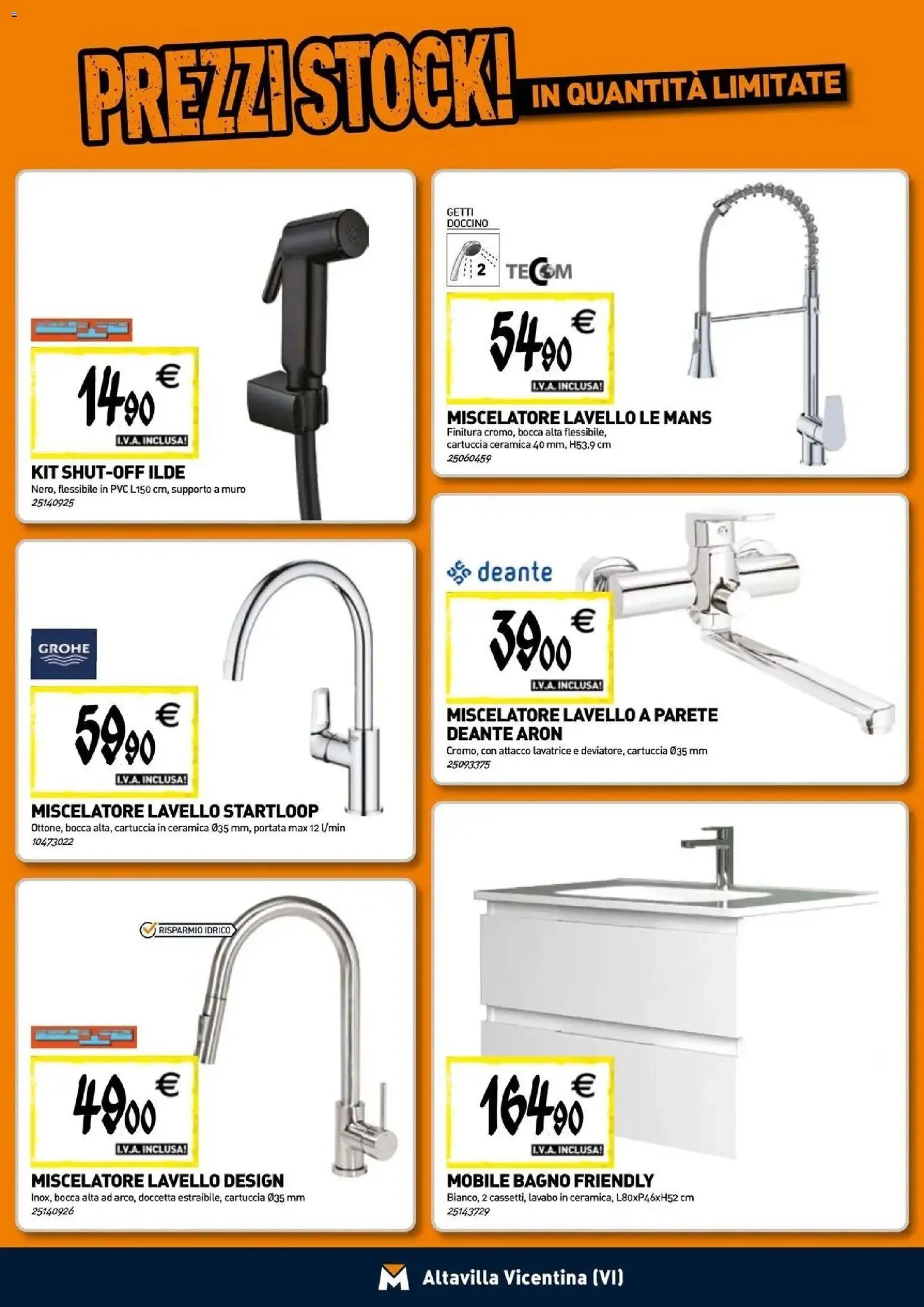TECNOMAT - Straordinari prezzi stock!