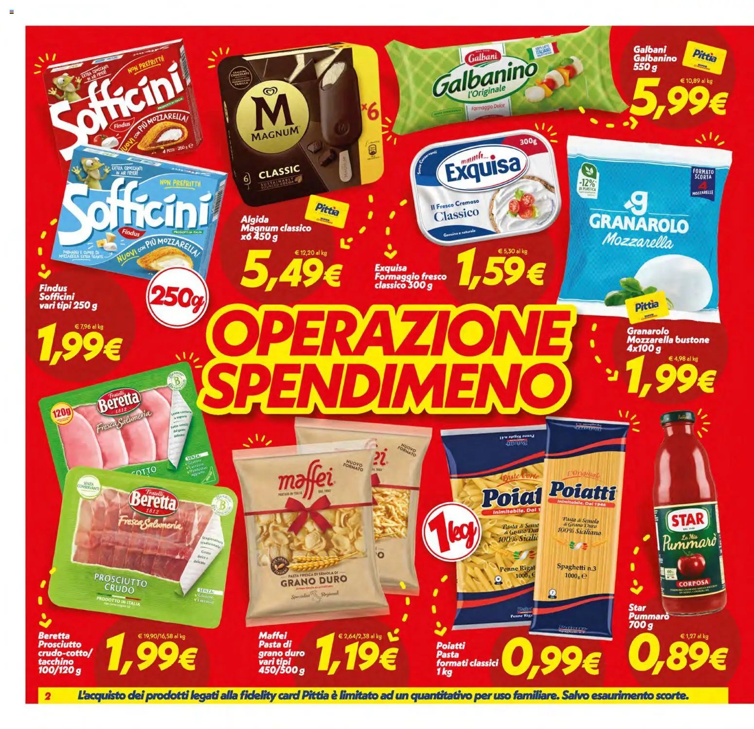 SuperConveniente volantino Caltanissetta, San Cataldo, Avola, Lascari, Milazzo, Barcellona