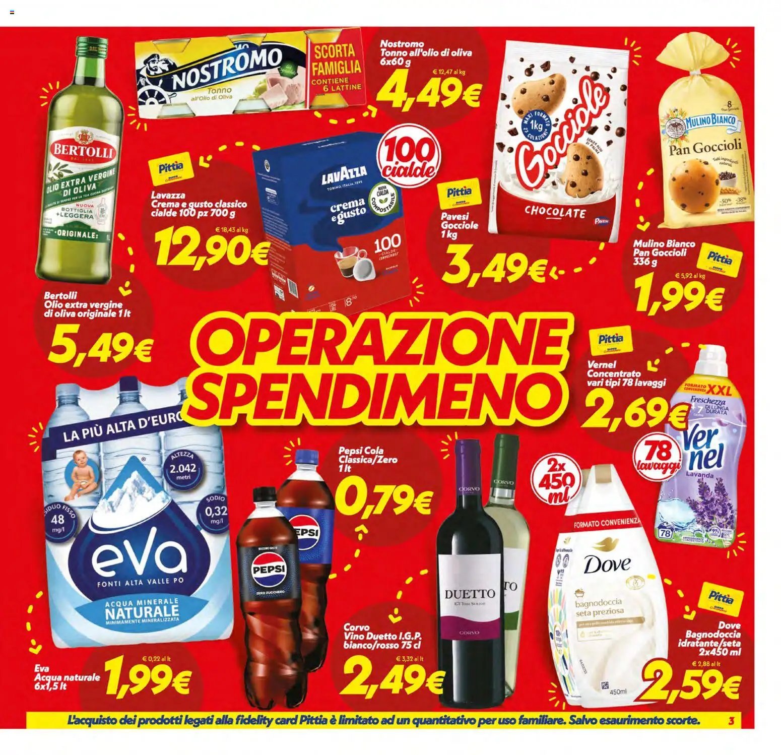 SuperConveniente volantino Caltanissetta, San Cataldo, Avola, Lascari, Milazzo, Barcellona