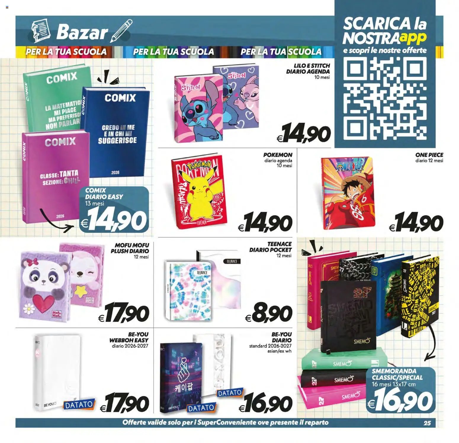 SuperConveniente volantino Caltanissetta, San Cataldo, Avola, Lascari, Milazzo, Barcellona