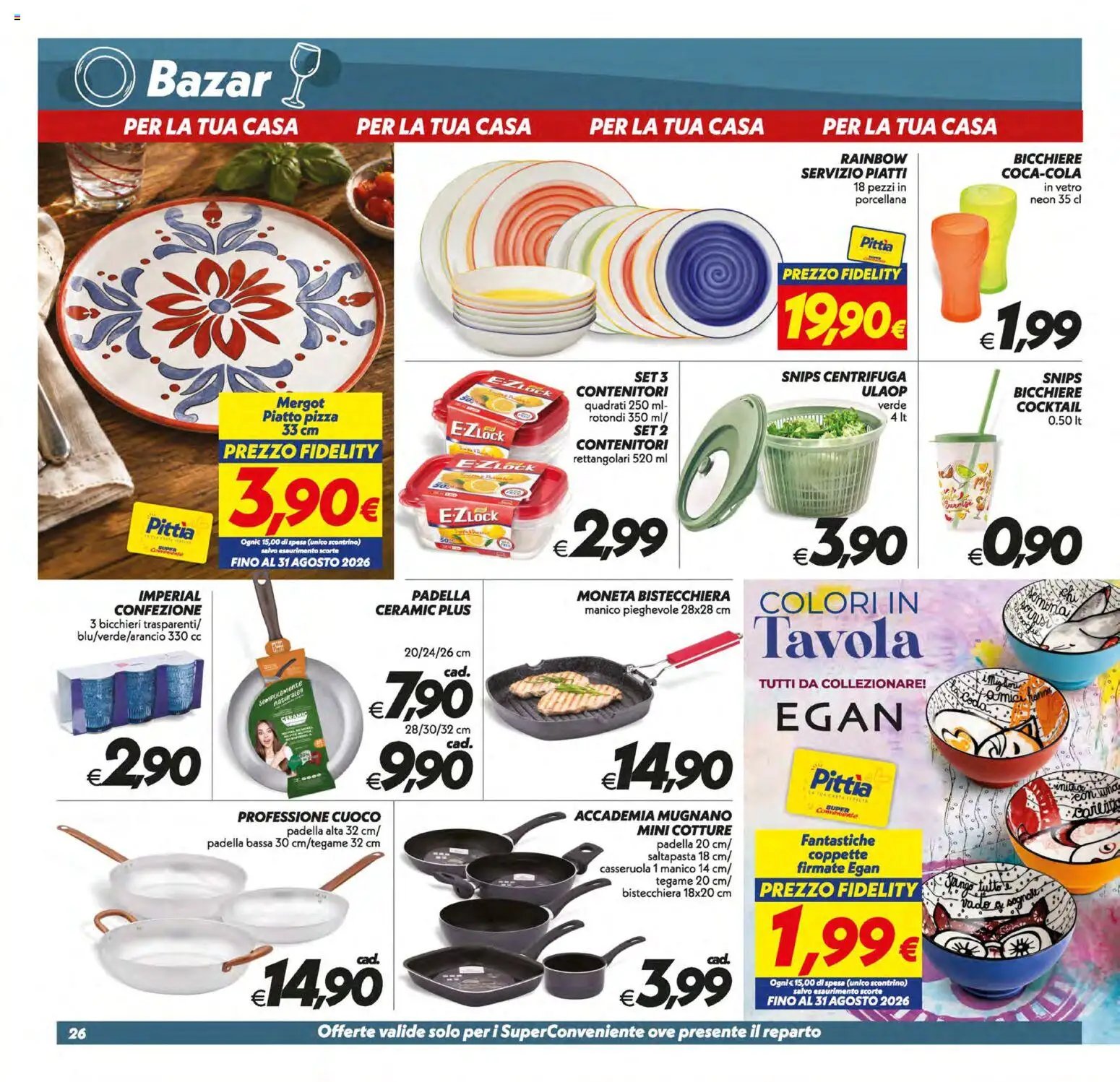 SuperConveniente volantino Caltanissetta, San Cataldo, Avola, Lascari, Milazzo, Barcellona