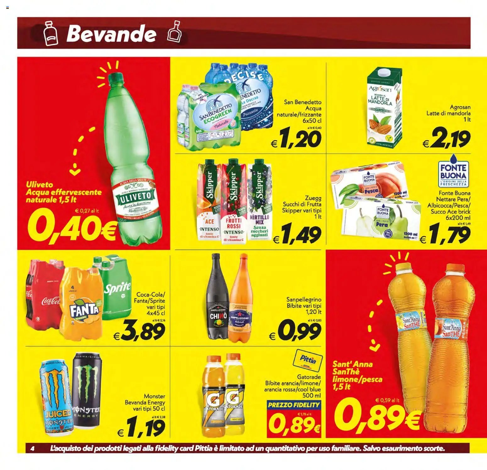 SuperConveniente volantino Caltanissetta, San Cataldo, Avola, Lascari, Milazzo, Barcellona