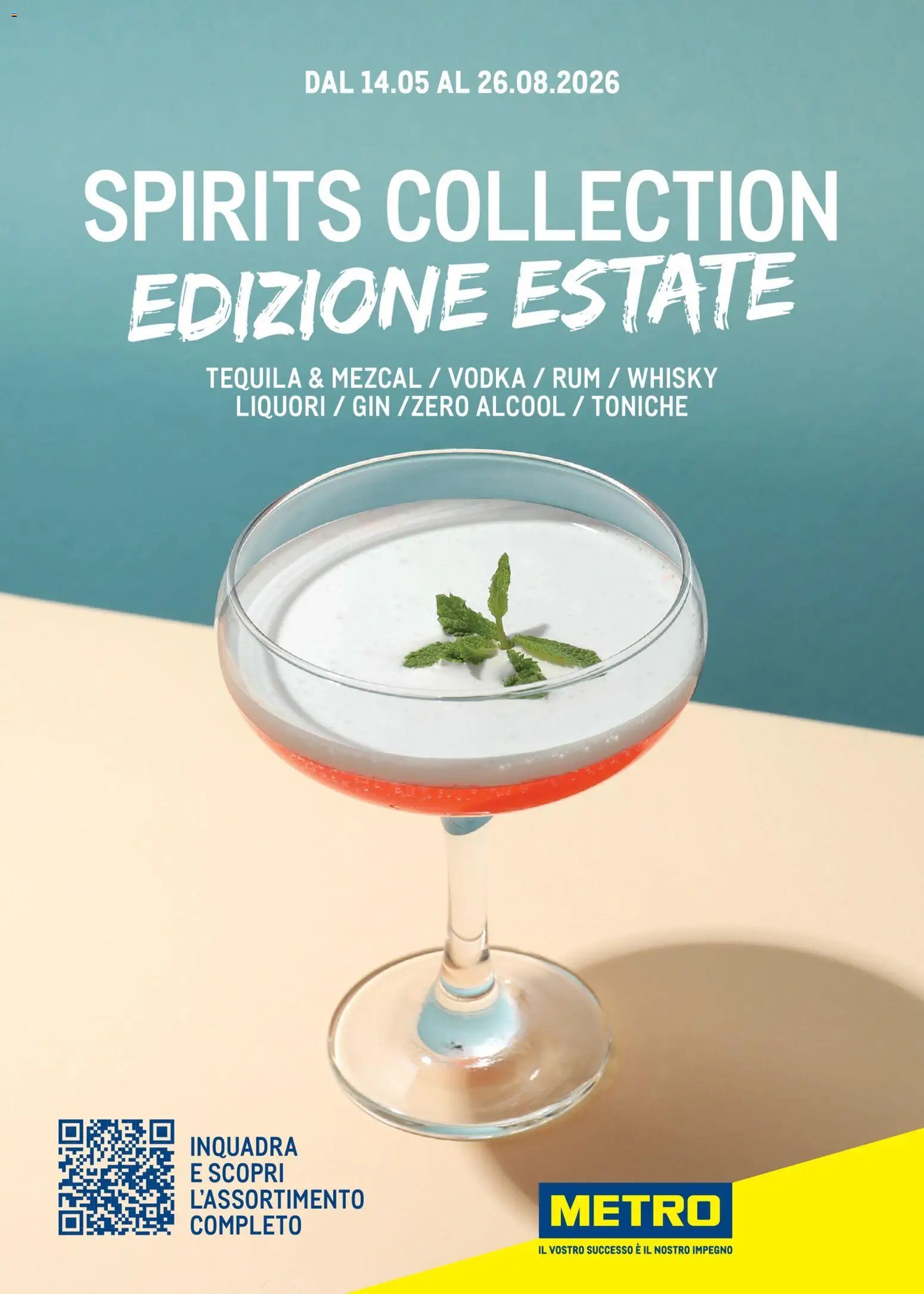 Metro volantino Spirits Collection - Estate (2026-05-14 - 2026-08-26)
