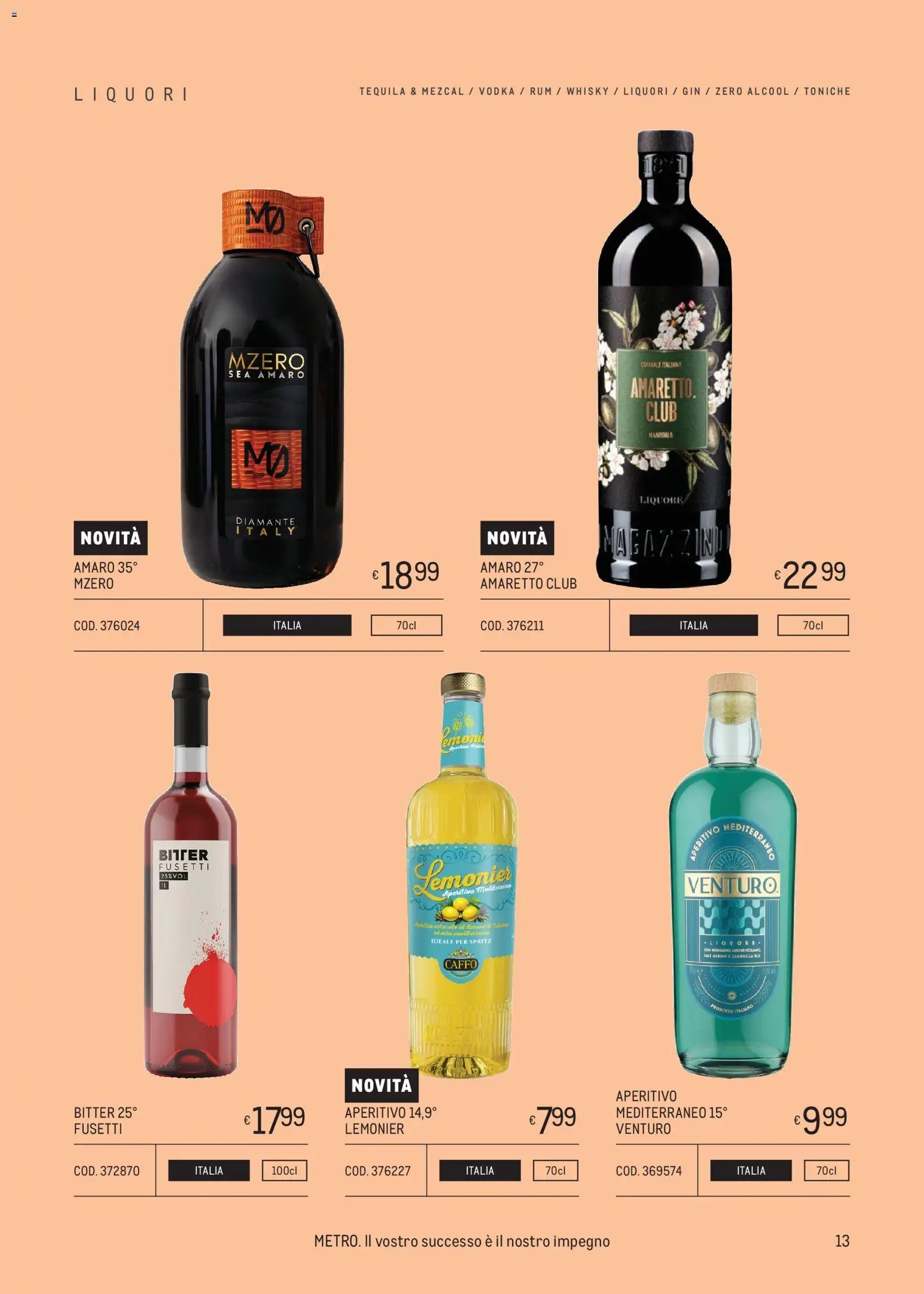 Metro volantino Spirits Collection - Estate (2026-05-14 - 2026-08-26)