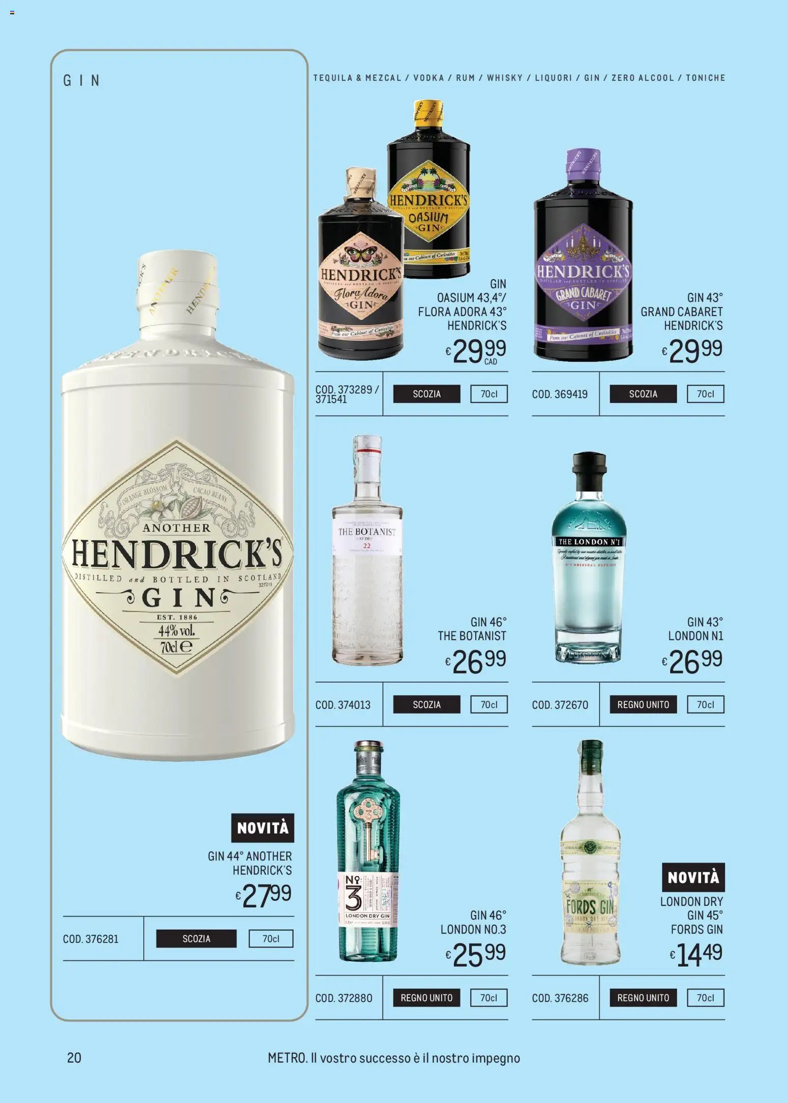 Metro volantino Spirits Collection - Estate (2026-05-14 - 2026-08-26)