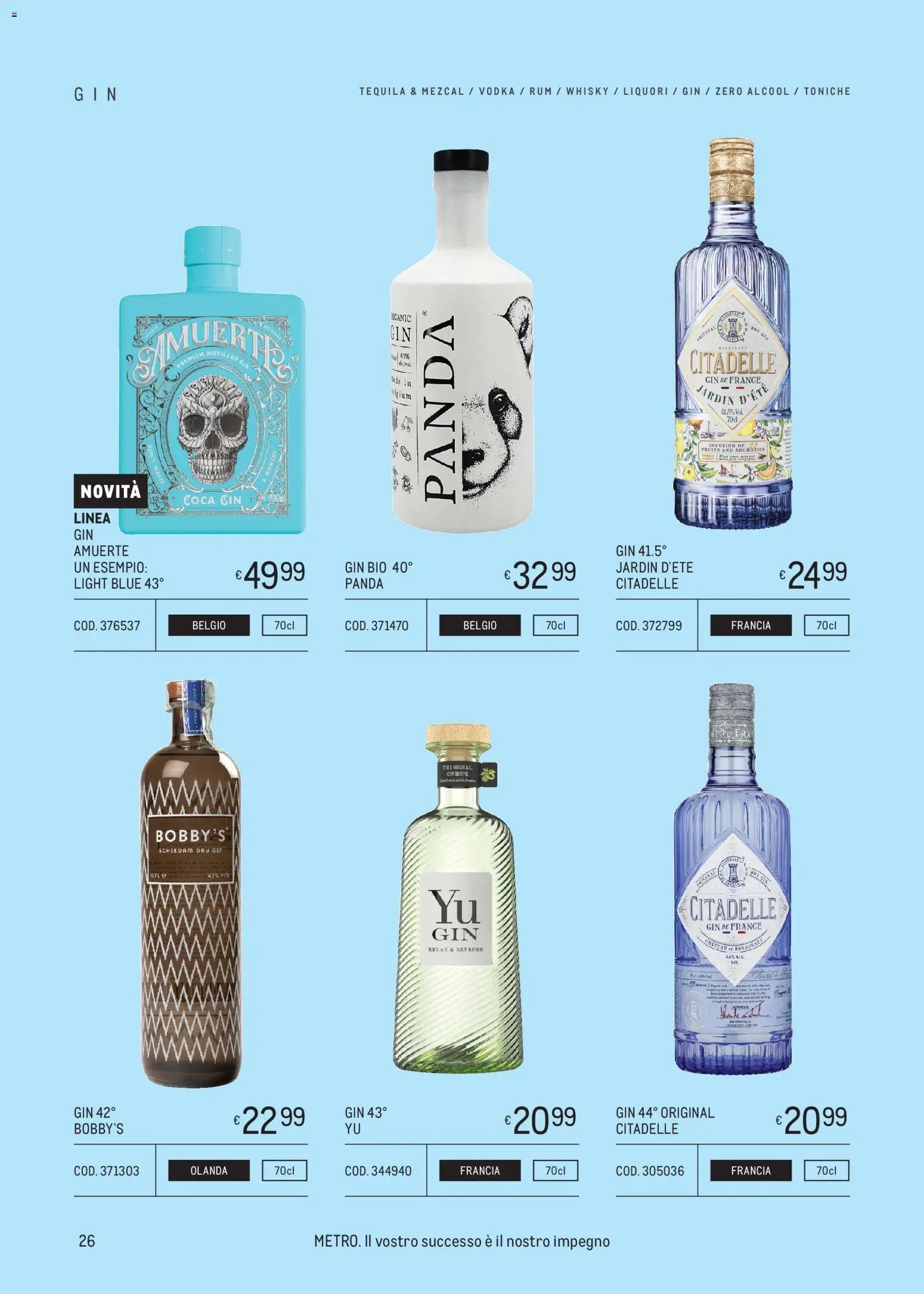 Metro volantino Spirits Collection - Estate (2026-05-14 - 2026-08-26)