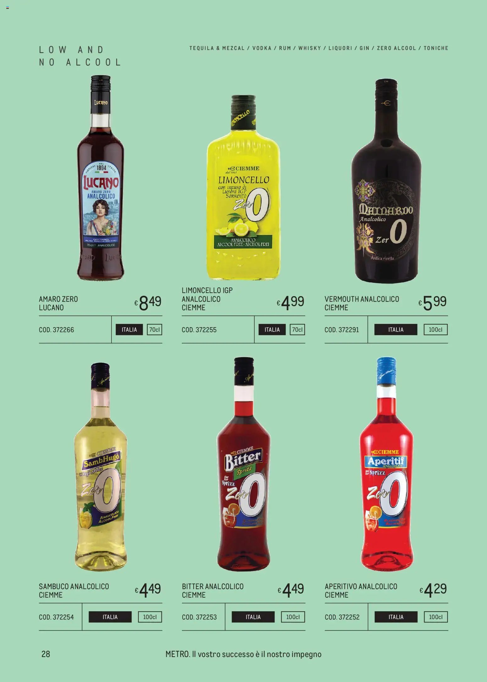 Metro volantino Spirits Collection - Estate (2026-05-14 - 2026-08-26)