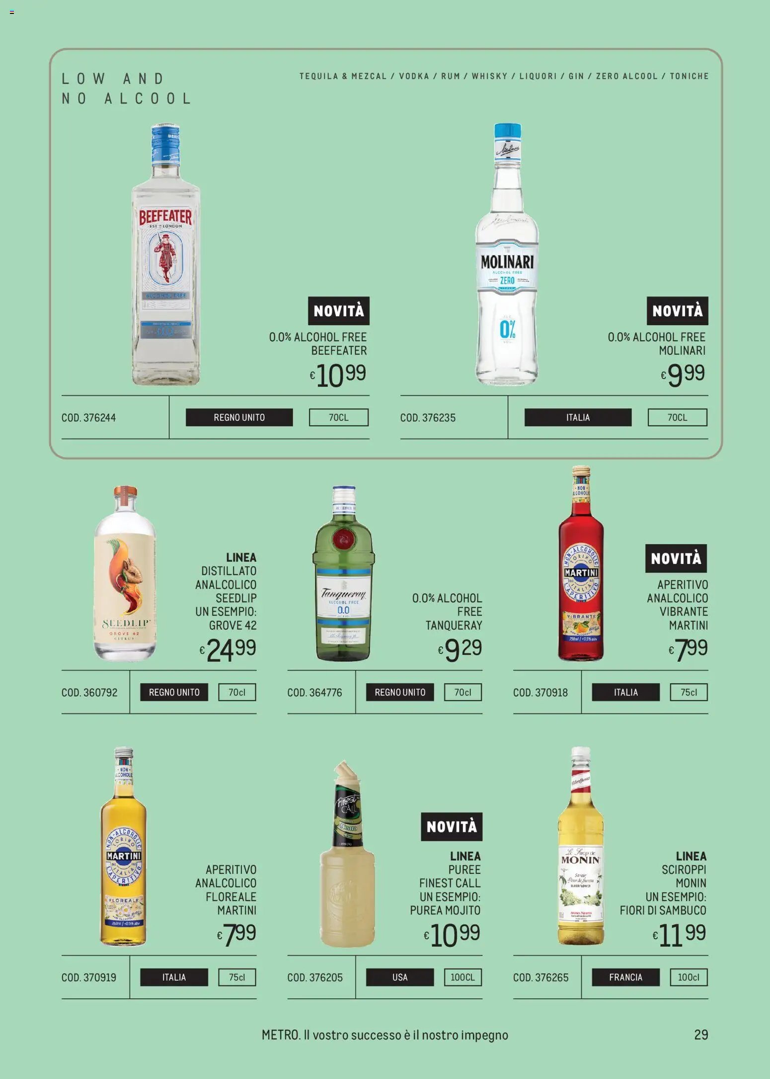 Metro volantino Spirits Collection - Estate (2026-05-14 - 2026-08-26)