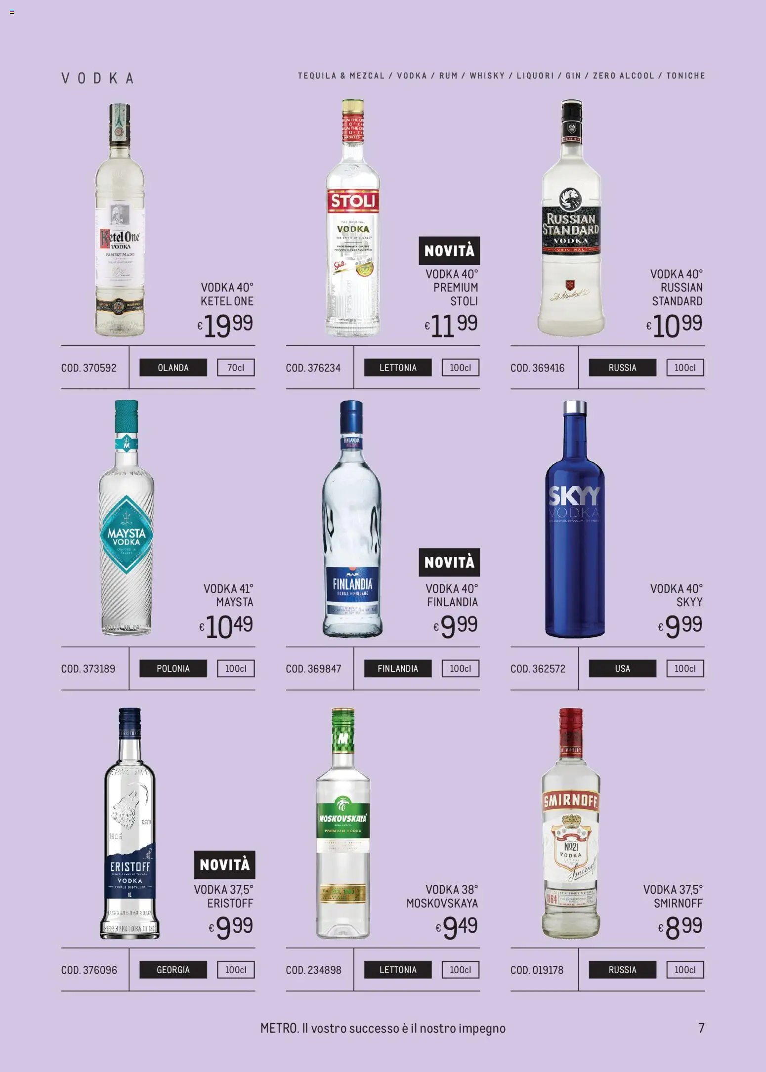 Metro volantino Spirits Collection - Estate (2026-05-14 - 2026-08-26)