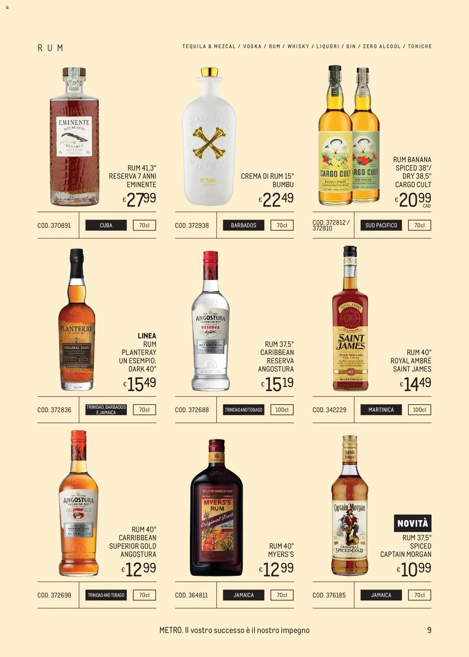 Metro volantino Spirits Collection - Estate (2026-05-14 - 2026-08-26)