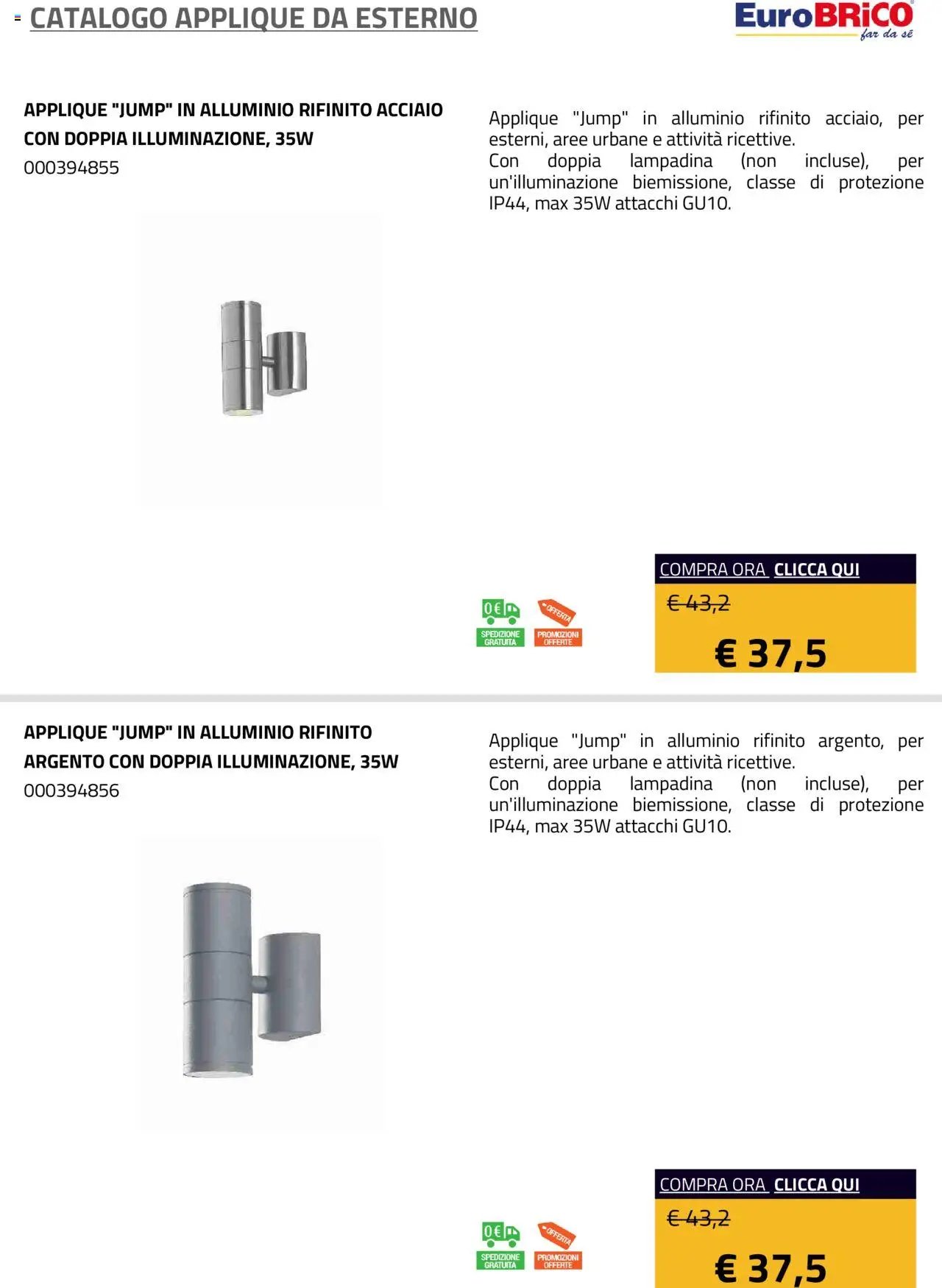 Eurobrico Applique da Esterno catalogo