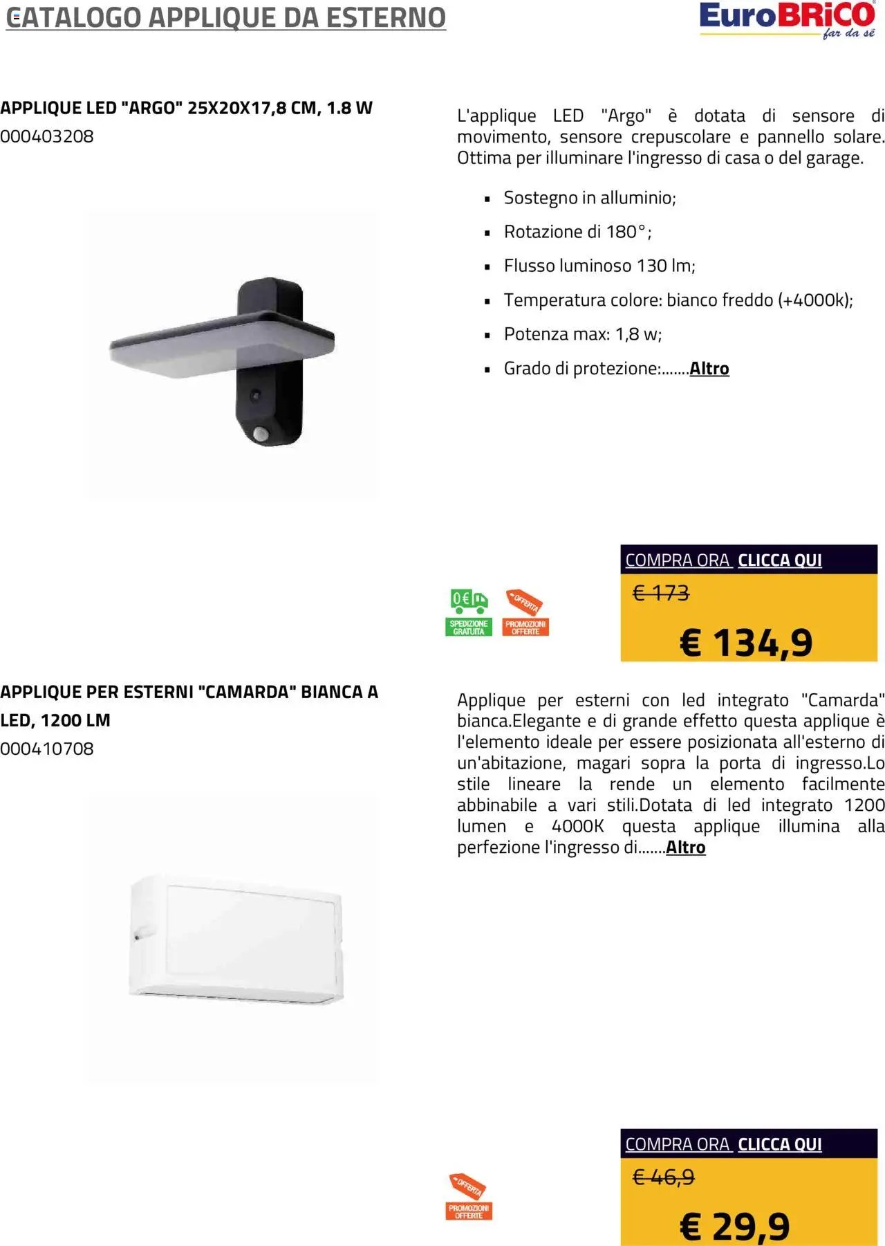 Eurobrico Applique da Esterno catalogo