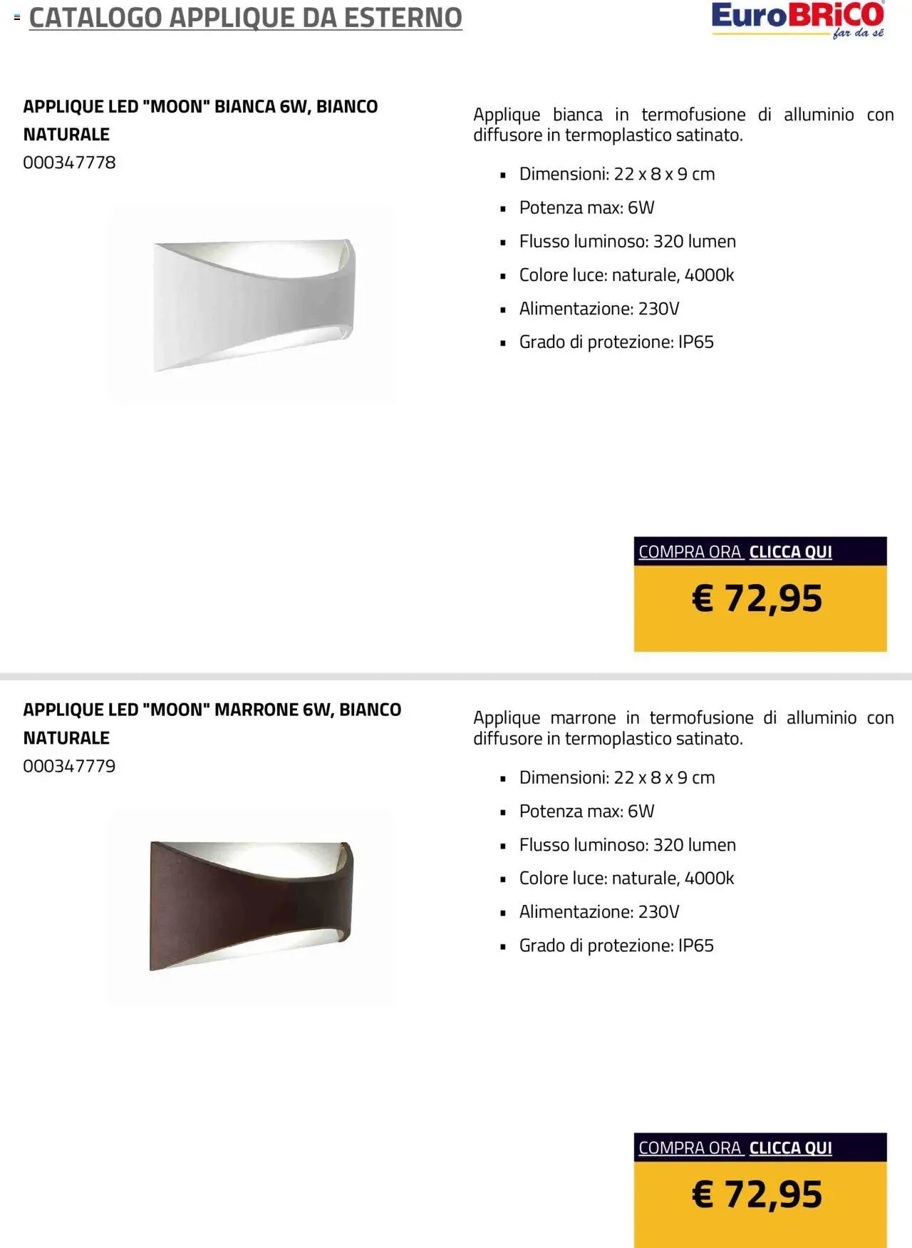 Eurobrico Applique da Esterno catalogo