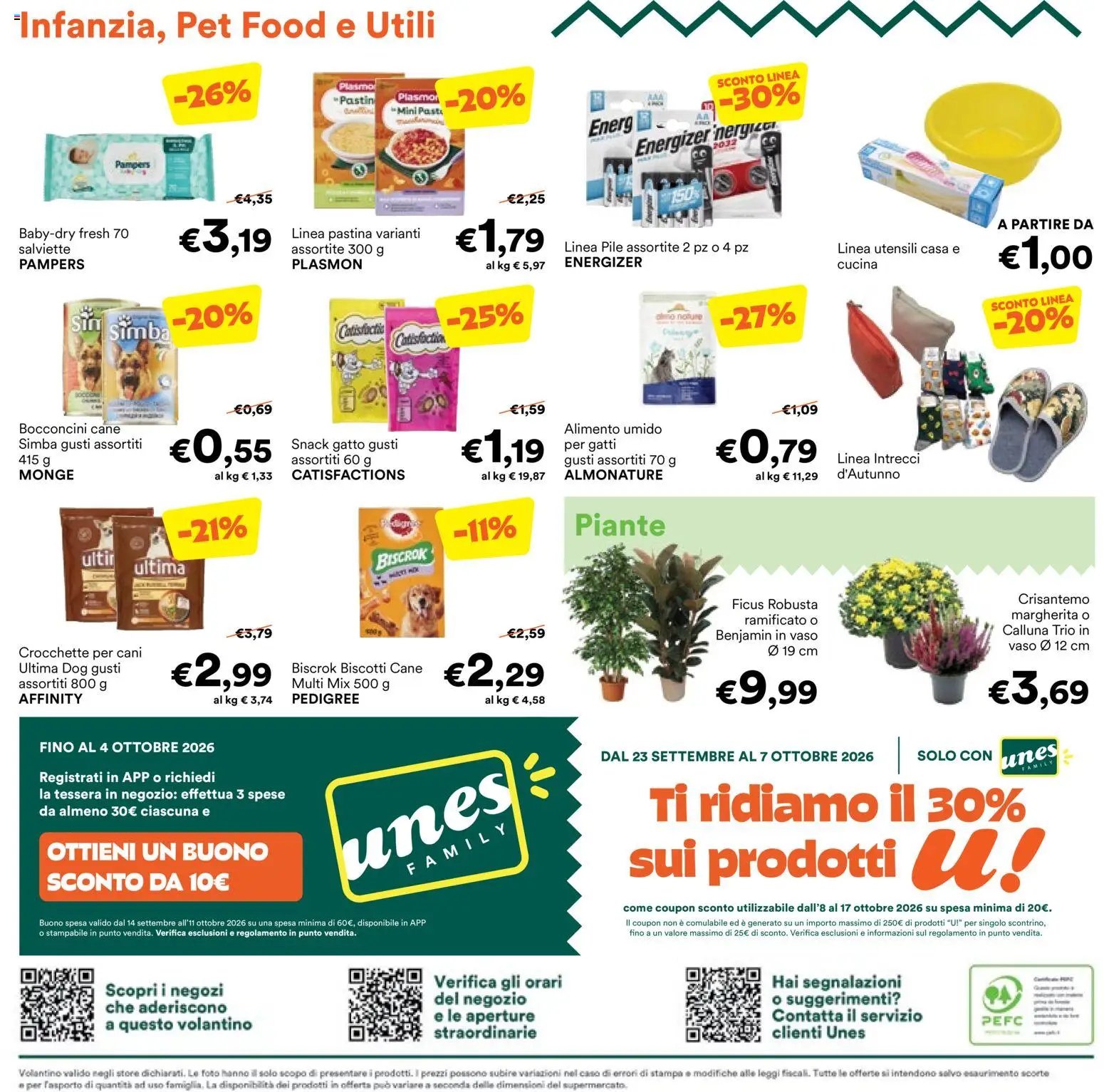 Unes volantino