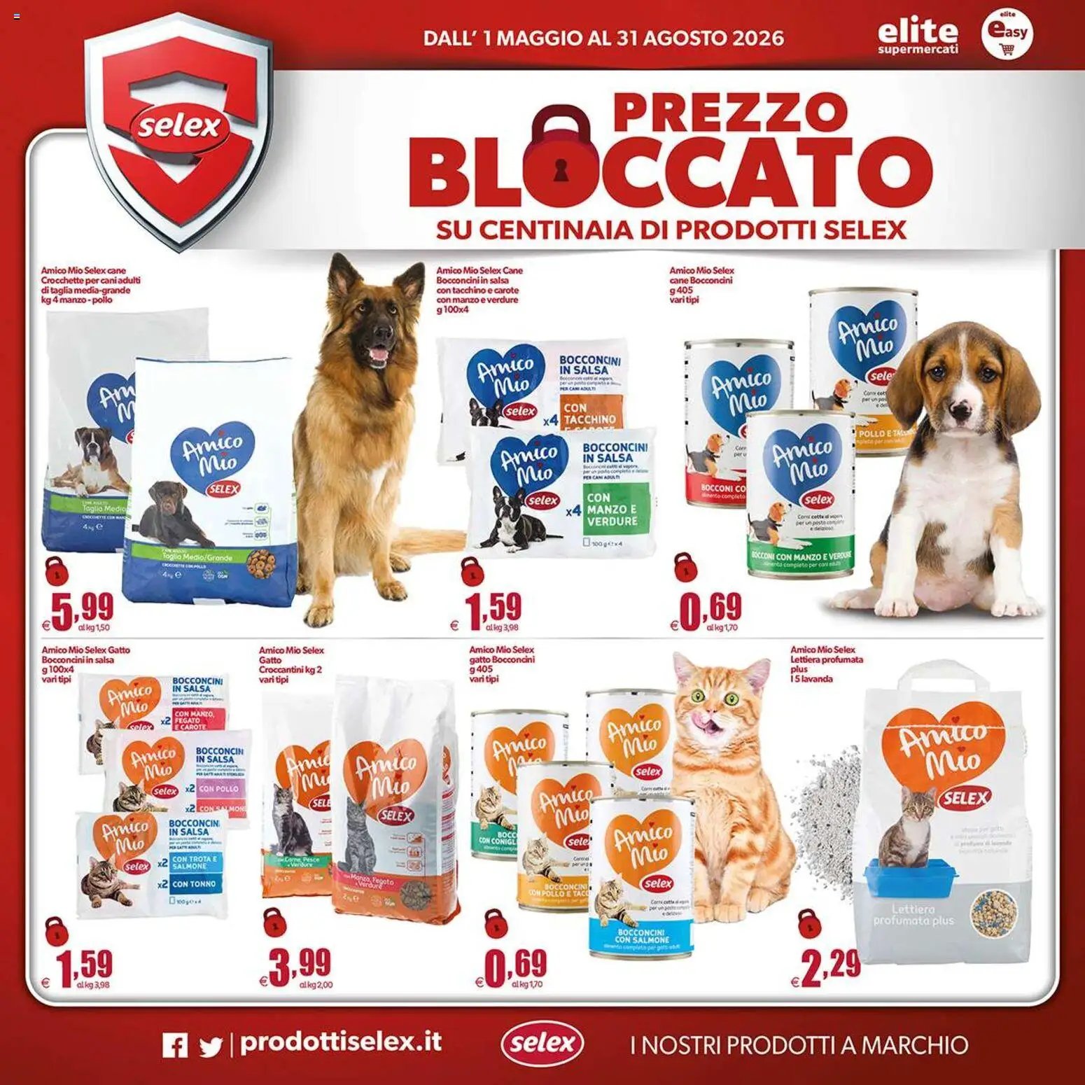 Elite Supermercati volantino Spesa Difesa Selex
