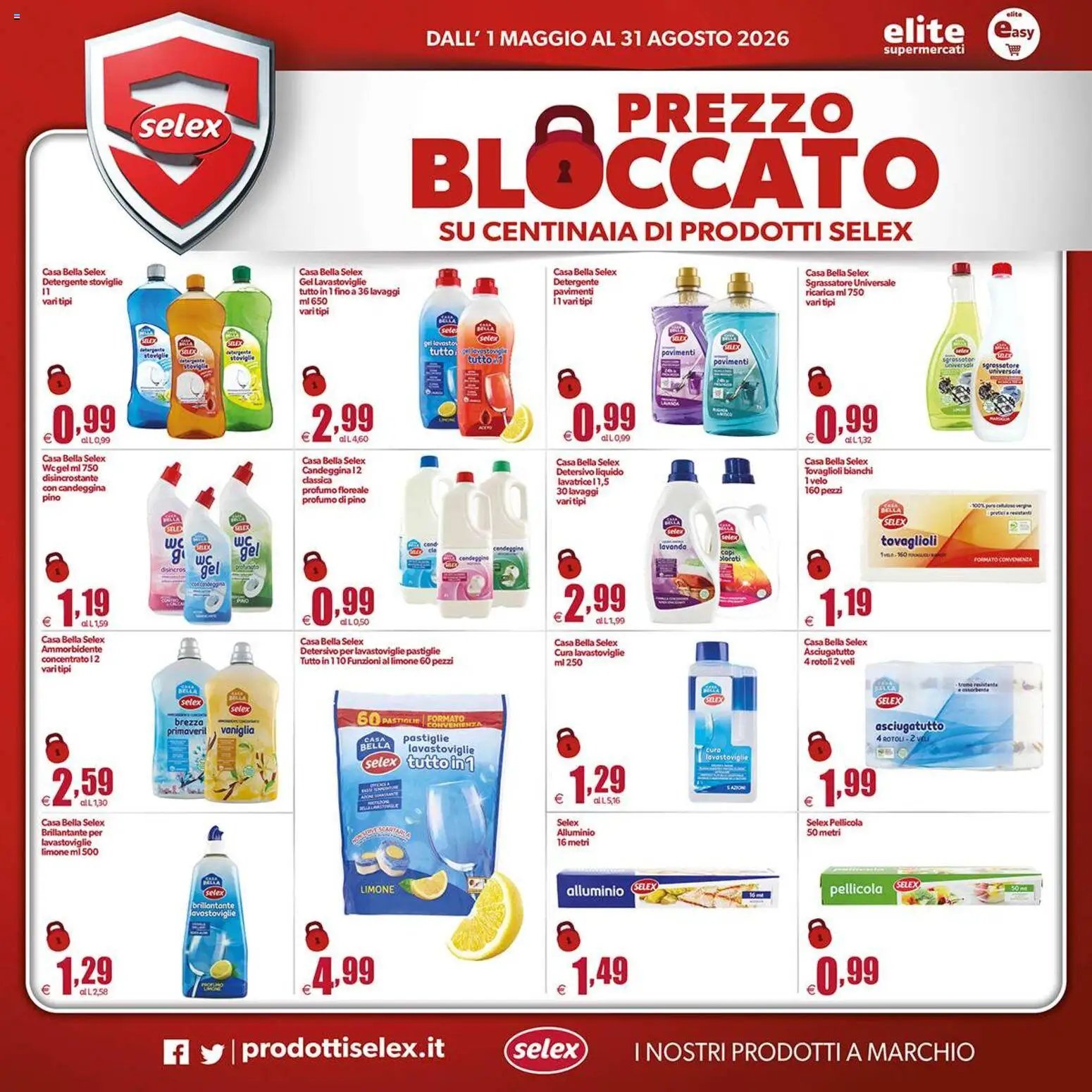 Elite Supermercati volantino Spesa Difesa Selex