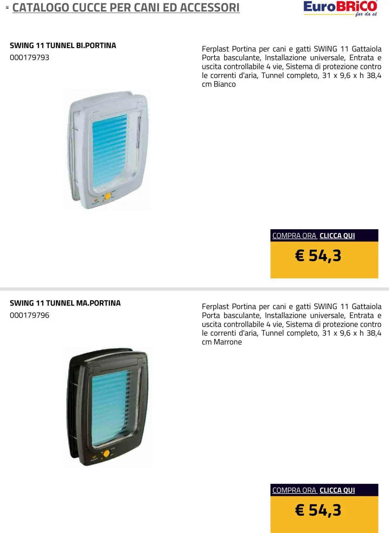 Eurobrico Cucce catalogo