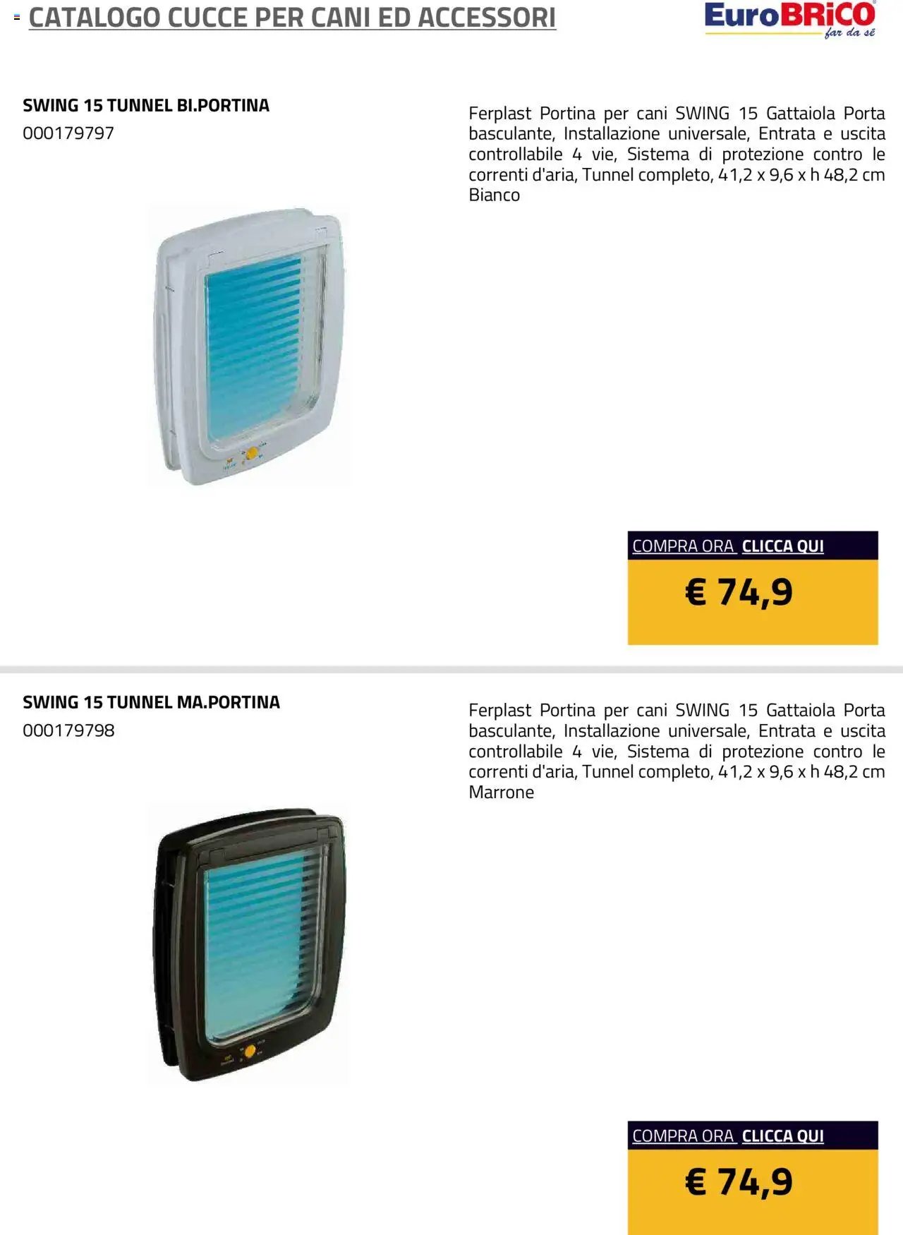 Eurobrico Cucce catalogo