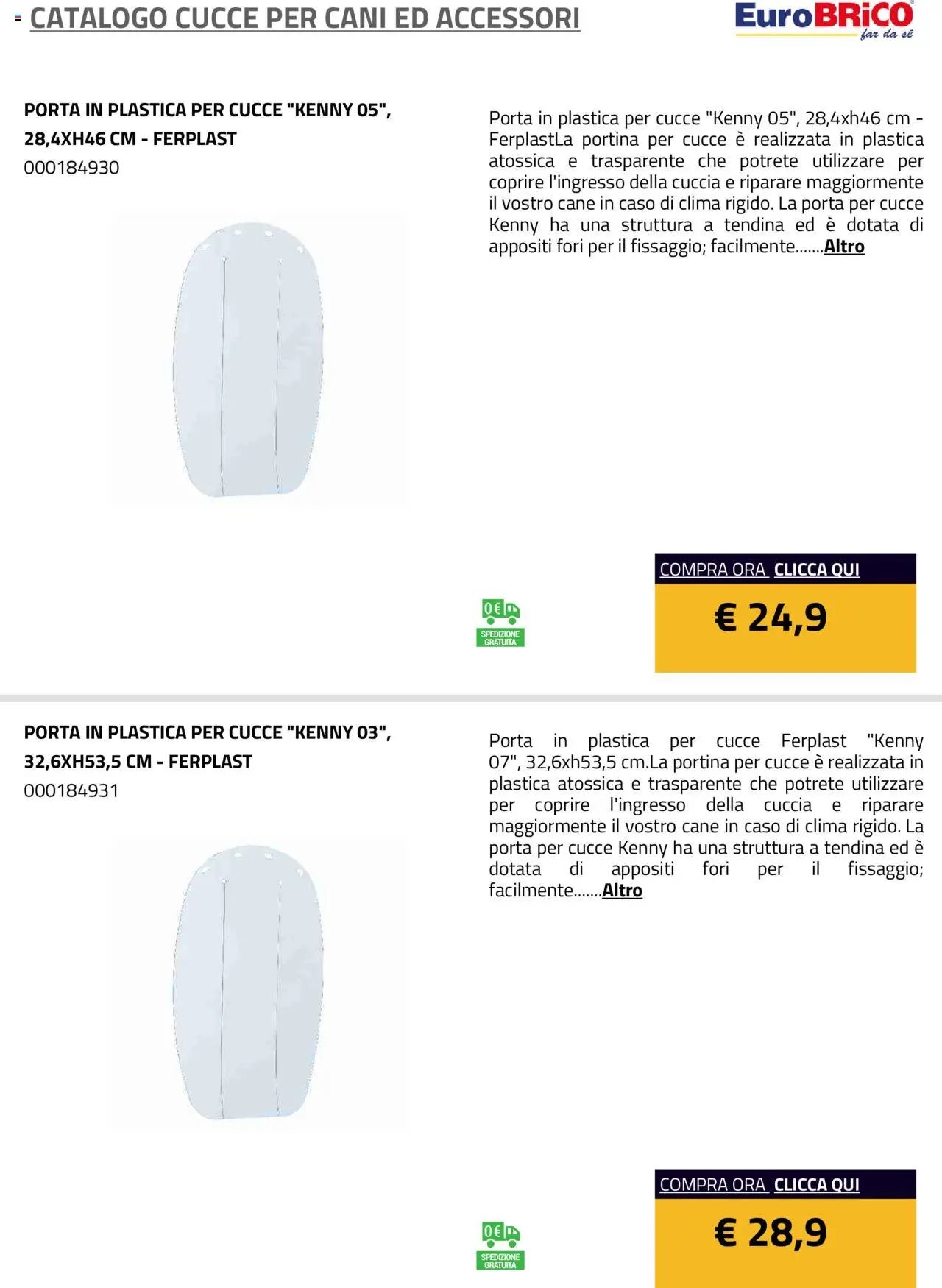 Eurobrico Cucce catalogo