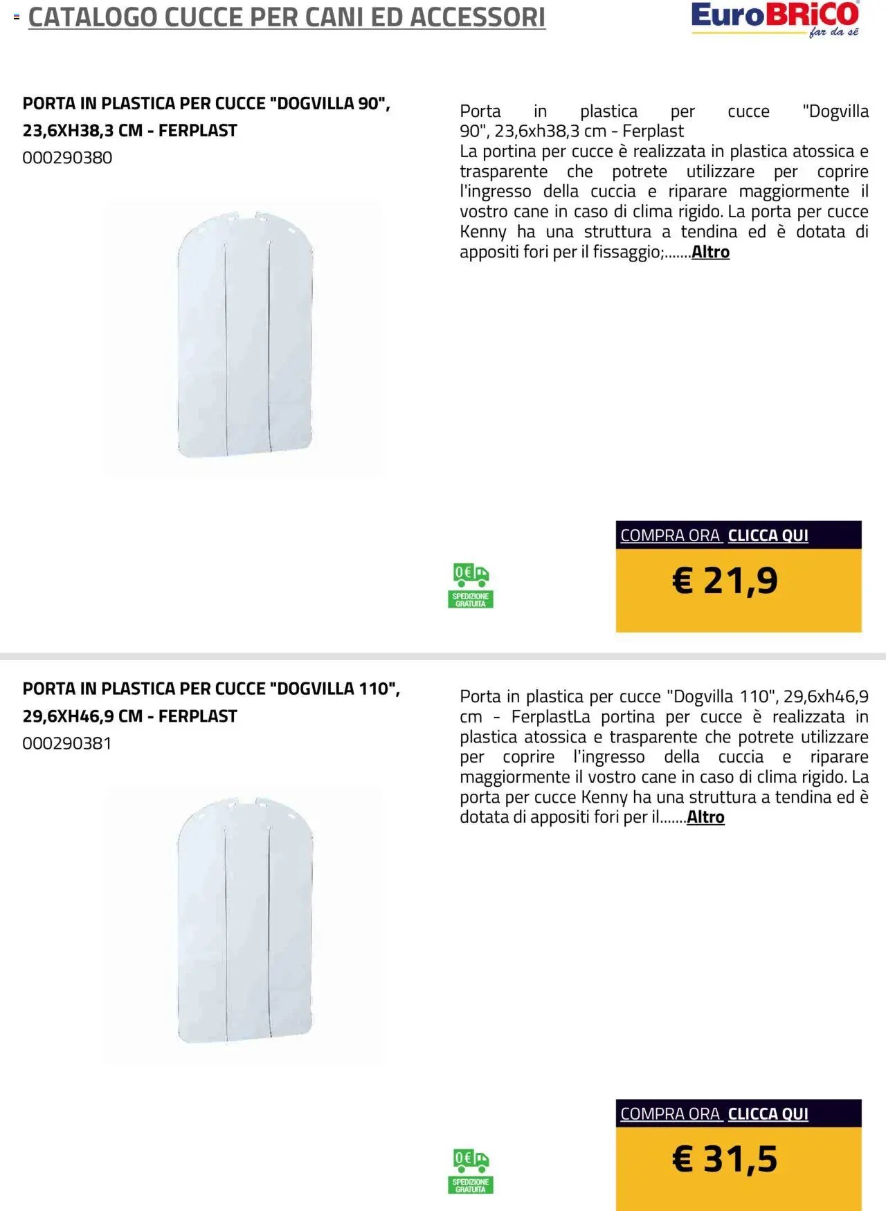 Eurobrico Cucce catalogo