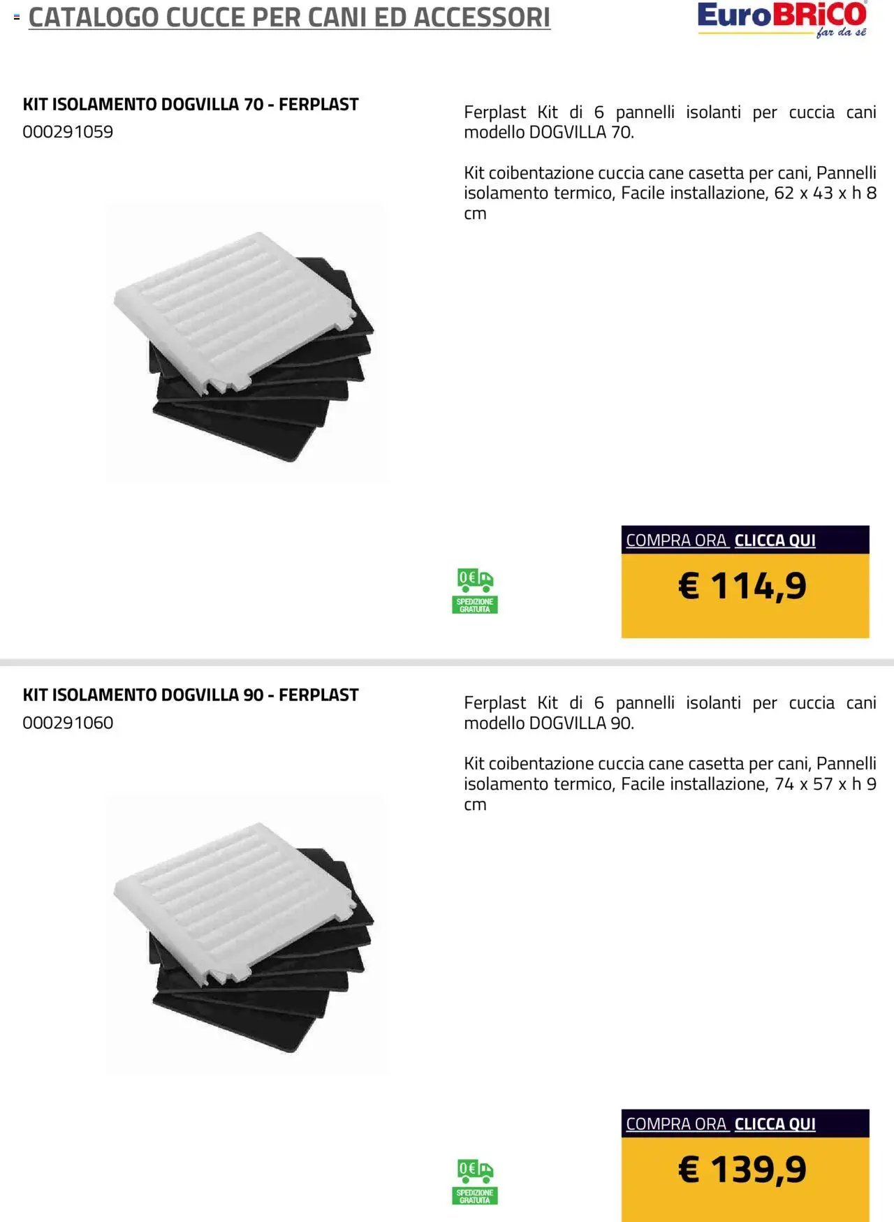 Eurobrico Cucce catalogo