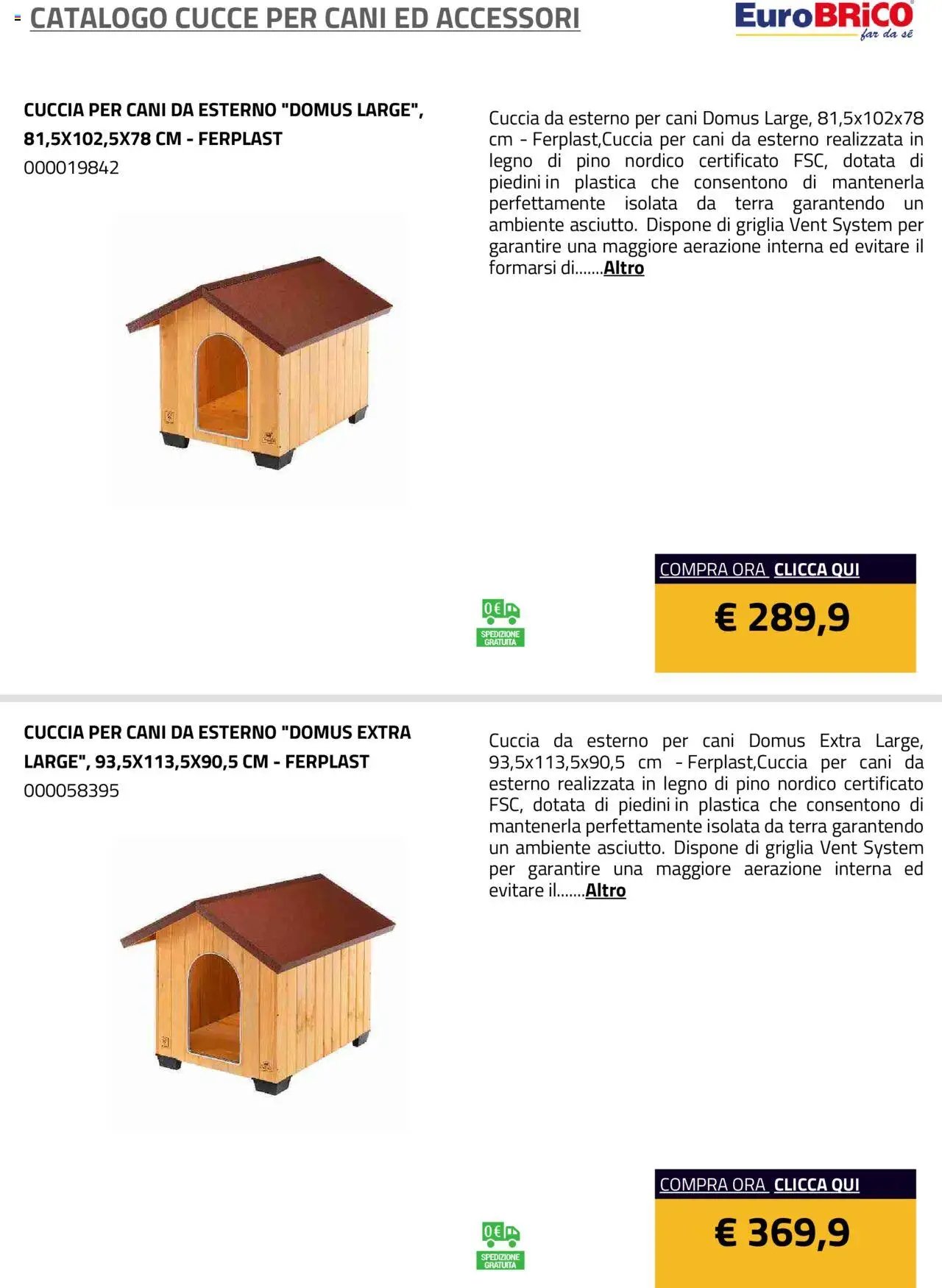 Eurobrico Cucce catalogo