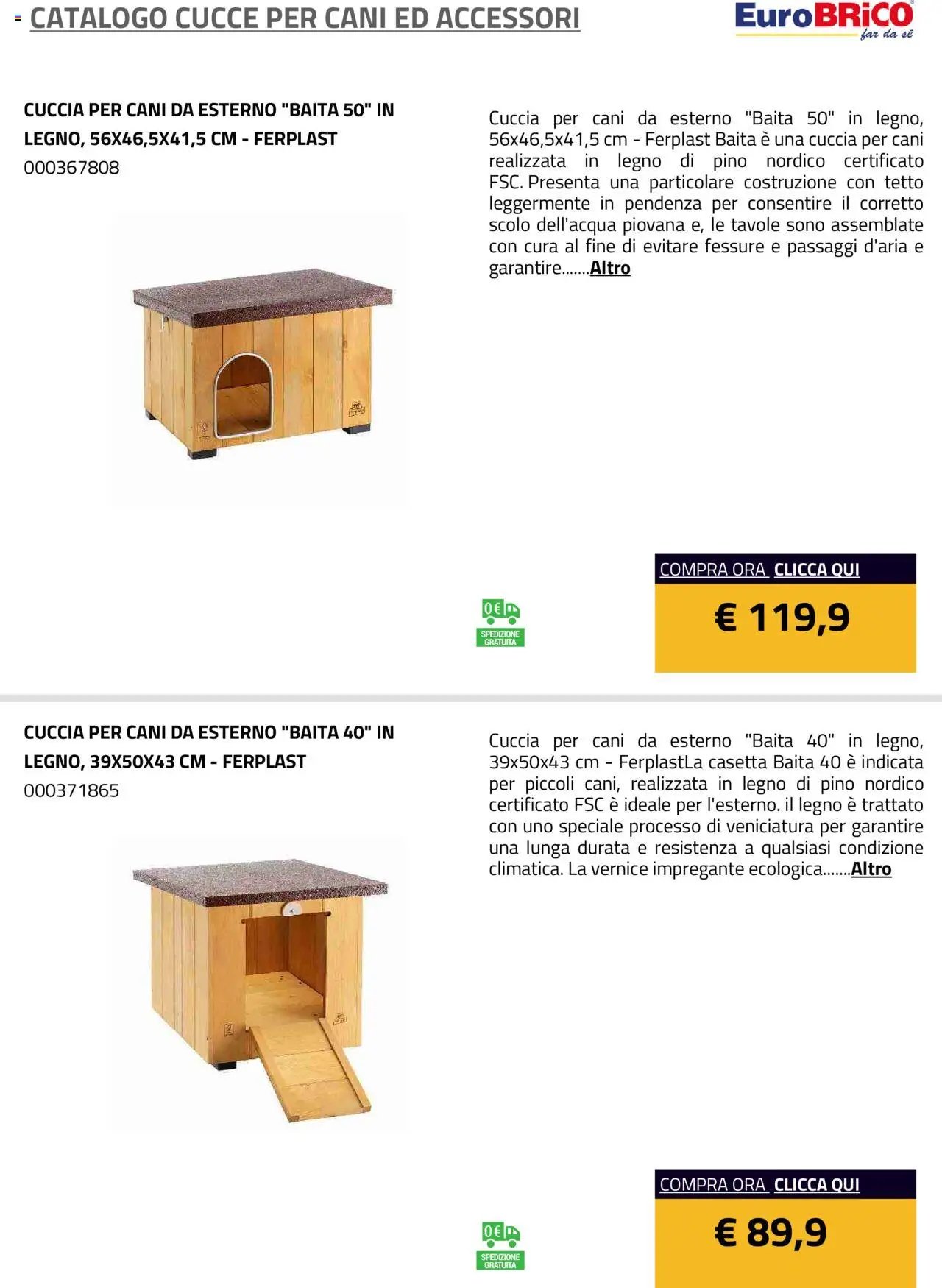Eurobrico Cucce catalogo
