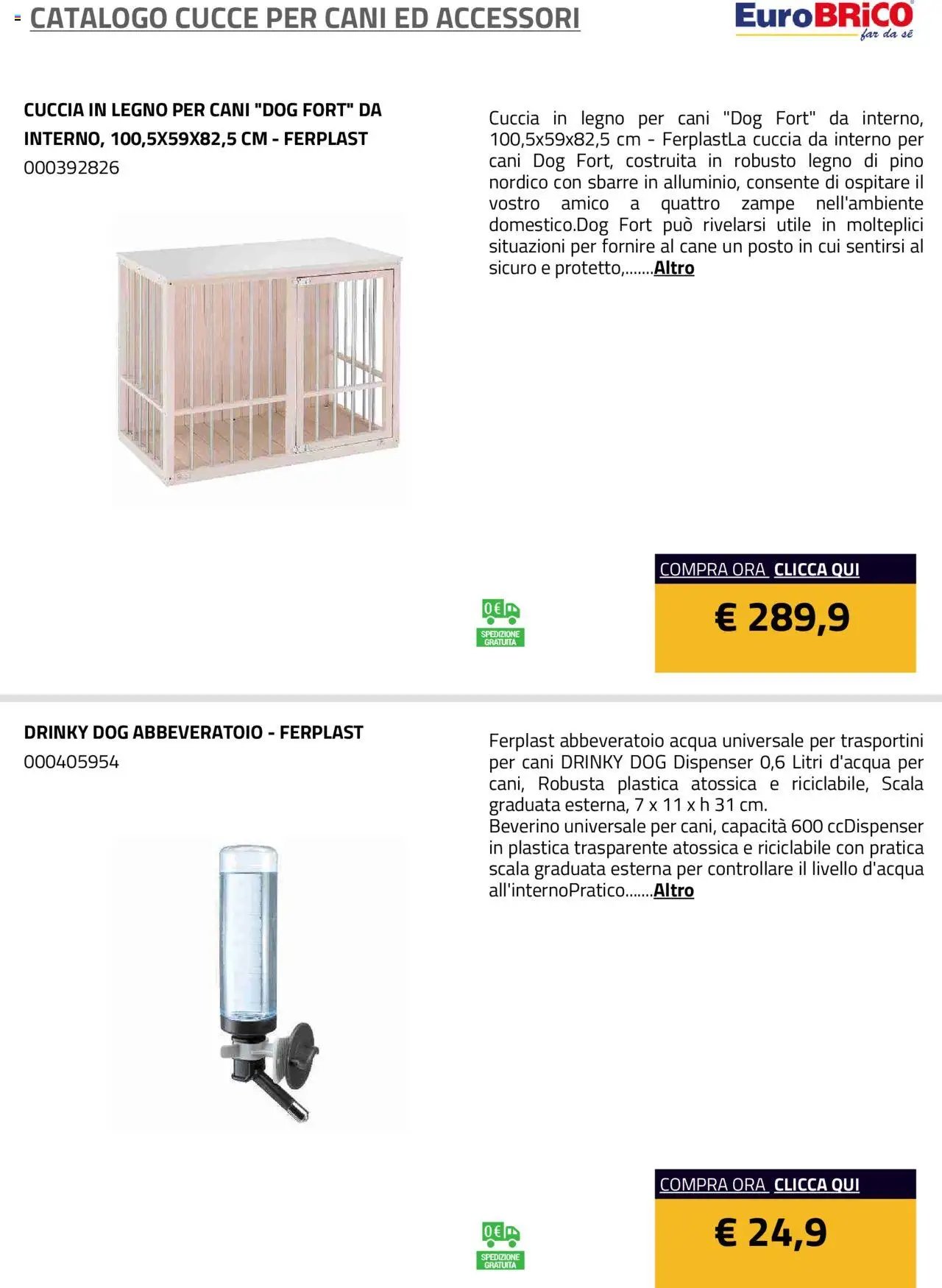 Eurobrico Cucce catalogo