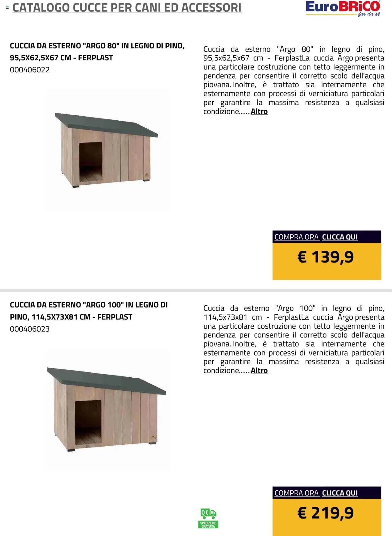Eurobrico Cucce catalogo