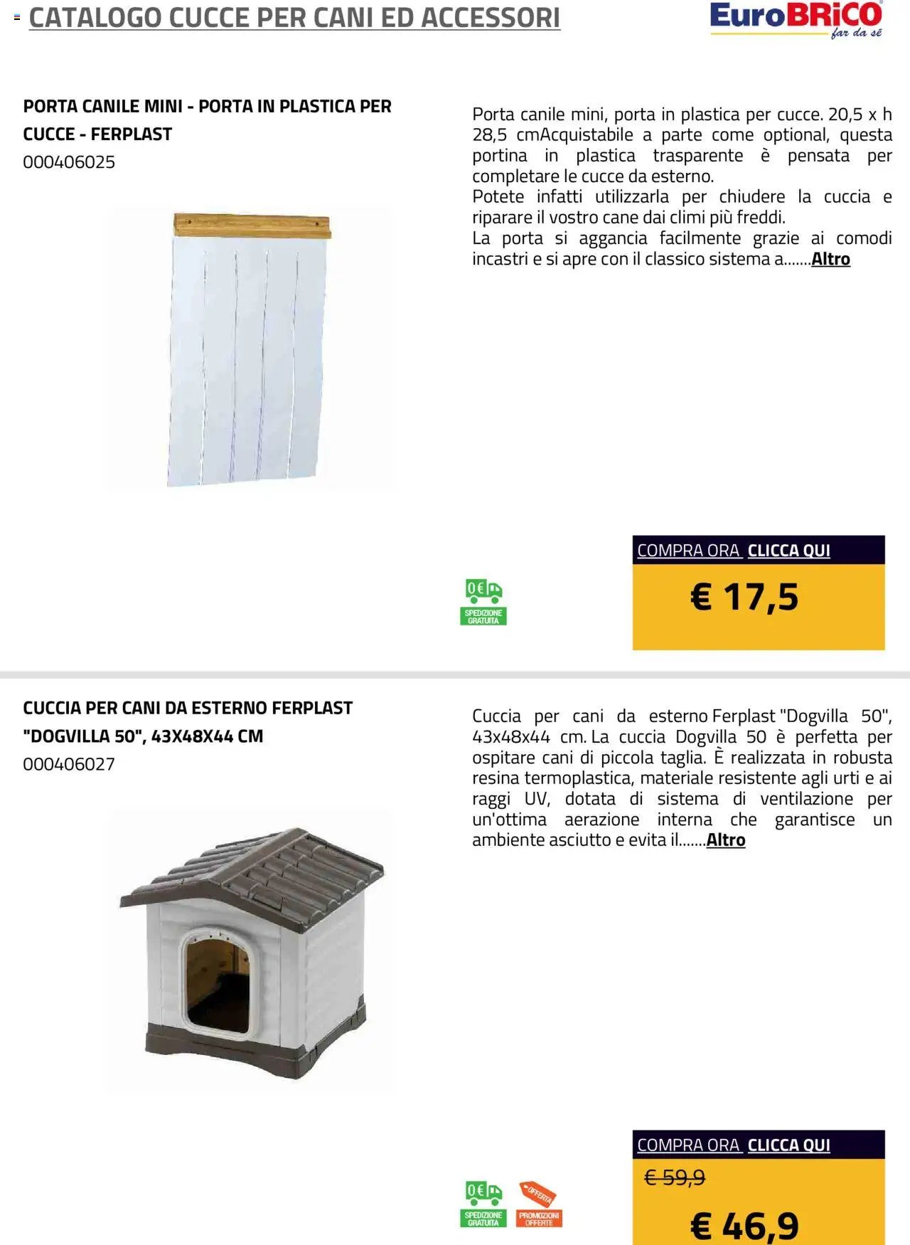 Eurobrico Cucce catalogo