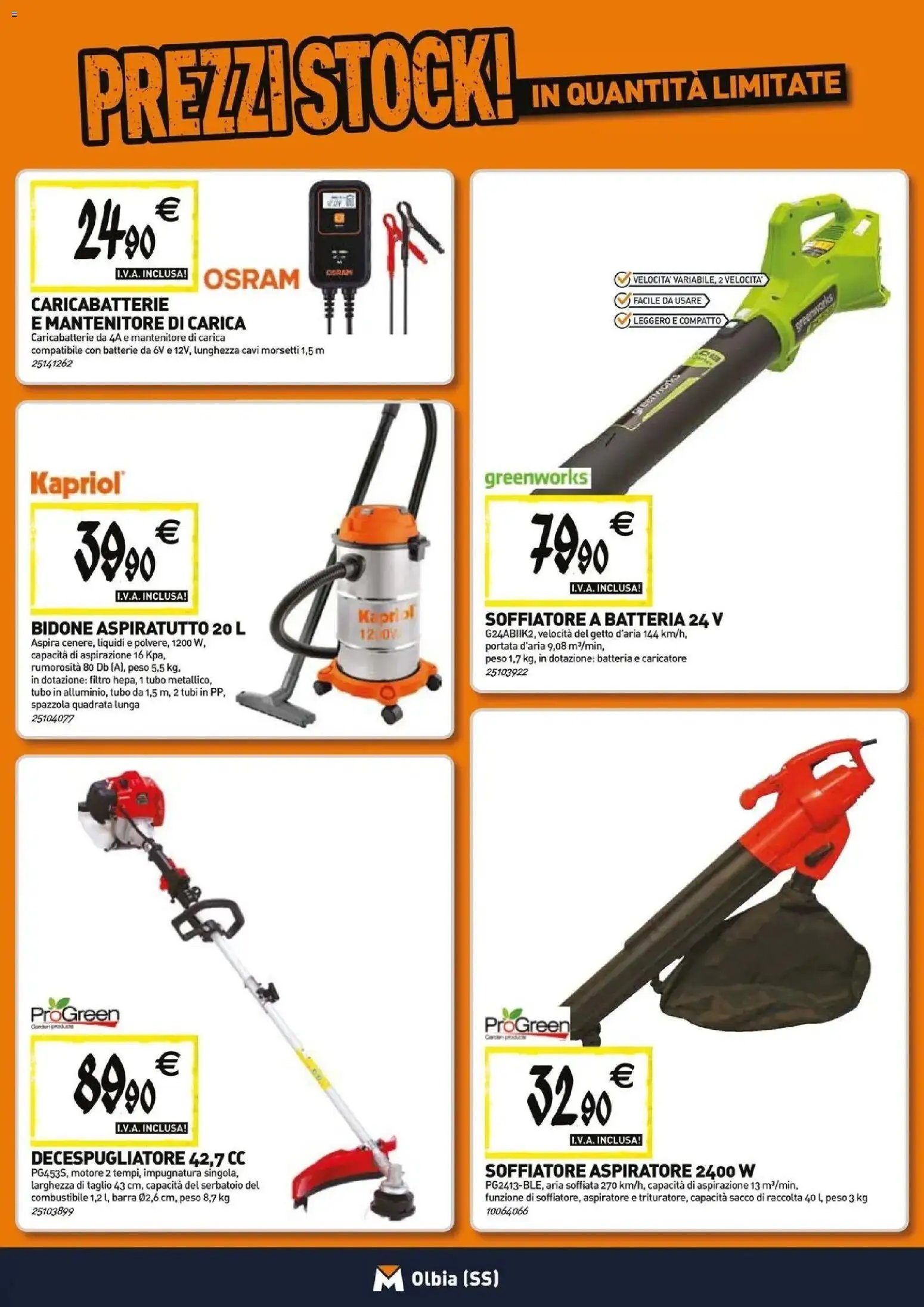 TECNOMAT catalogo Olbia