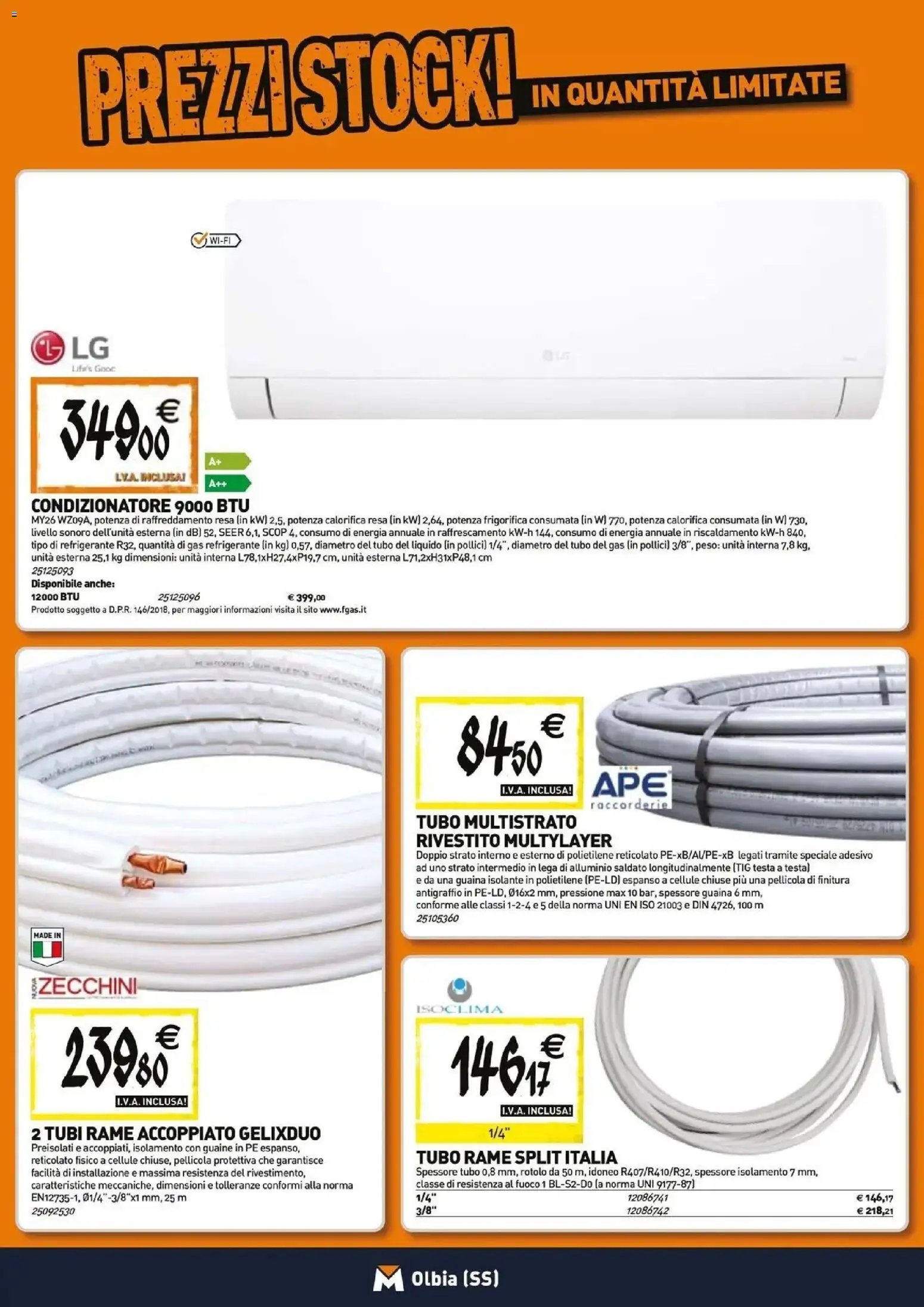 TECNOMAT catalogo Olbia