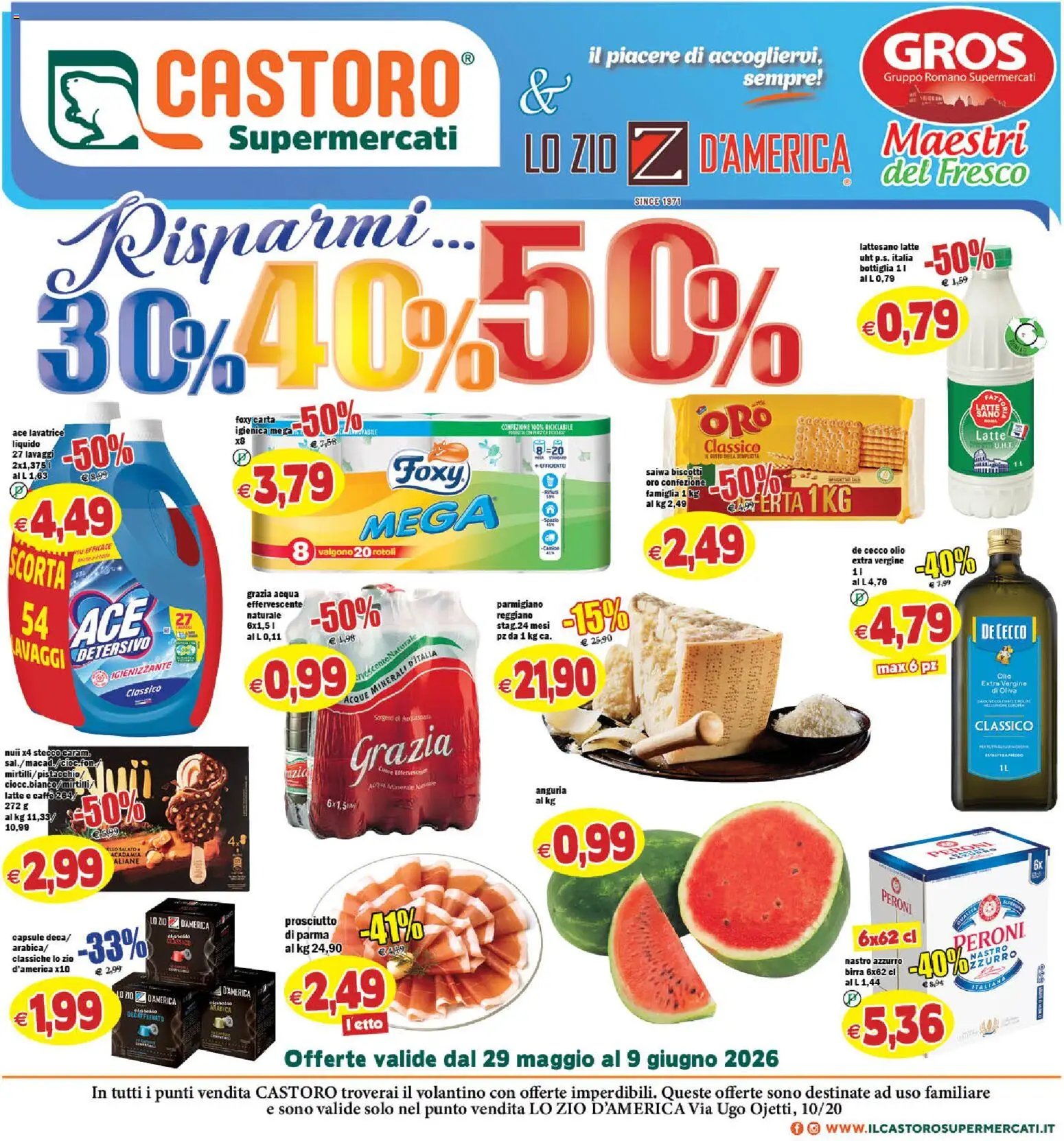 Il Castoro volantino Lo Zio d’America