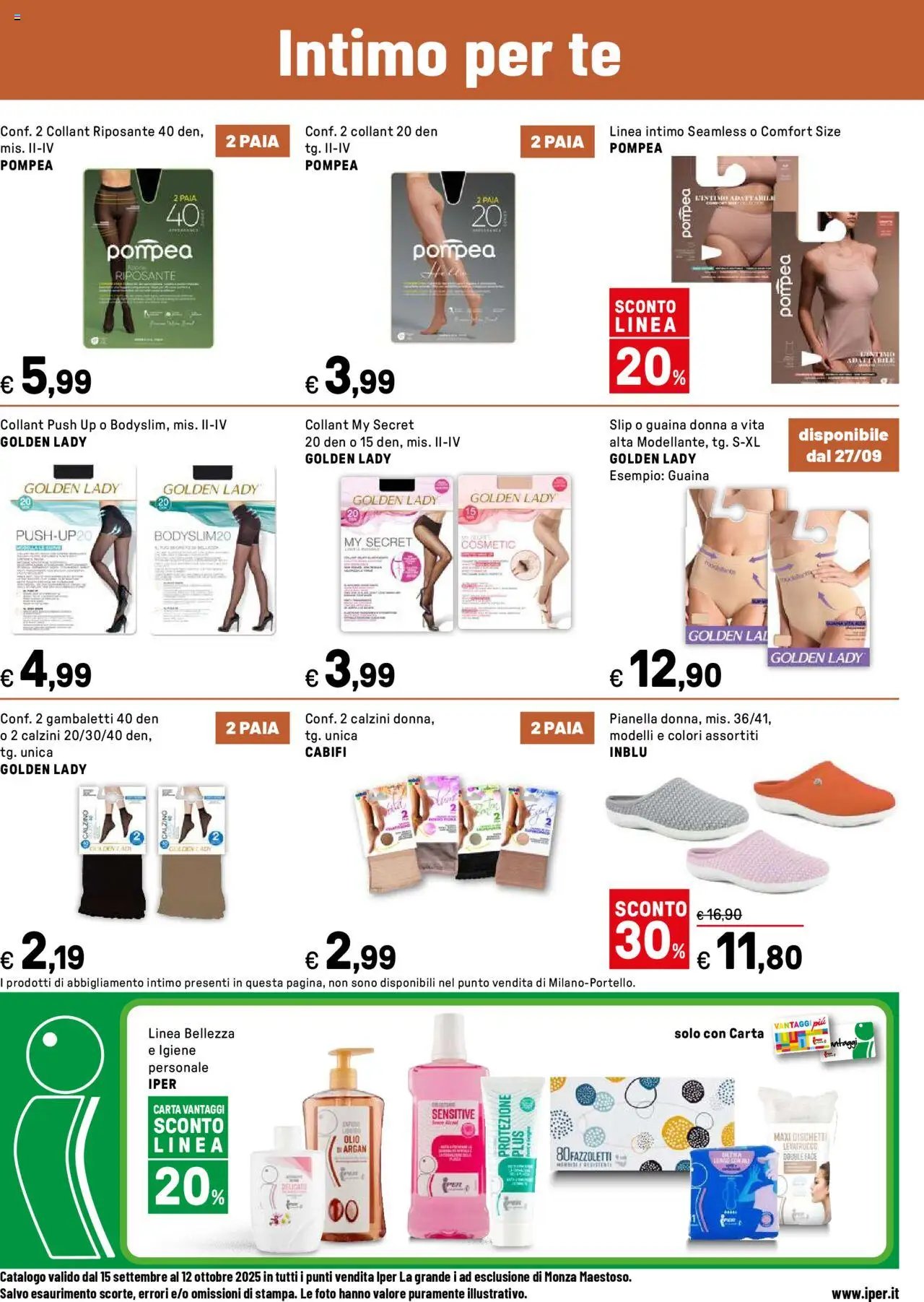 Iper Ritrovata Bellezza catalogo (2025-09-15 - 2025-10-12)