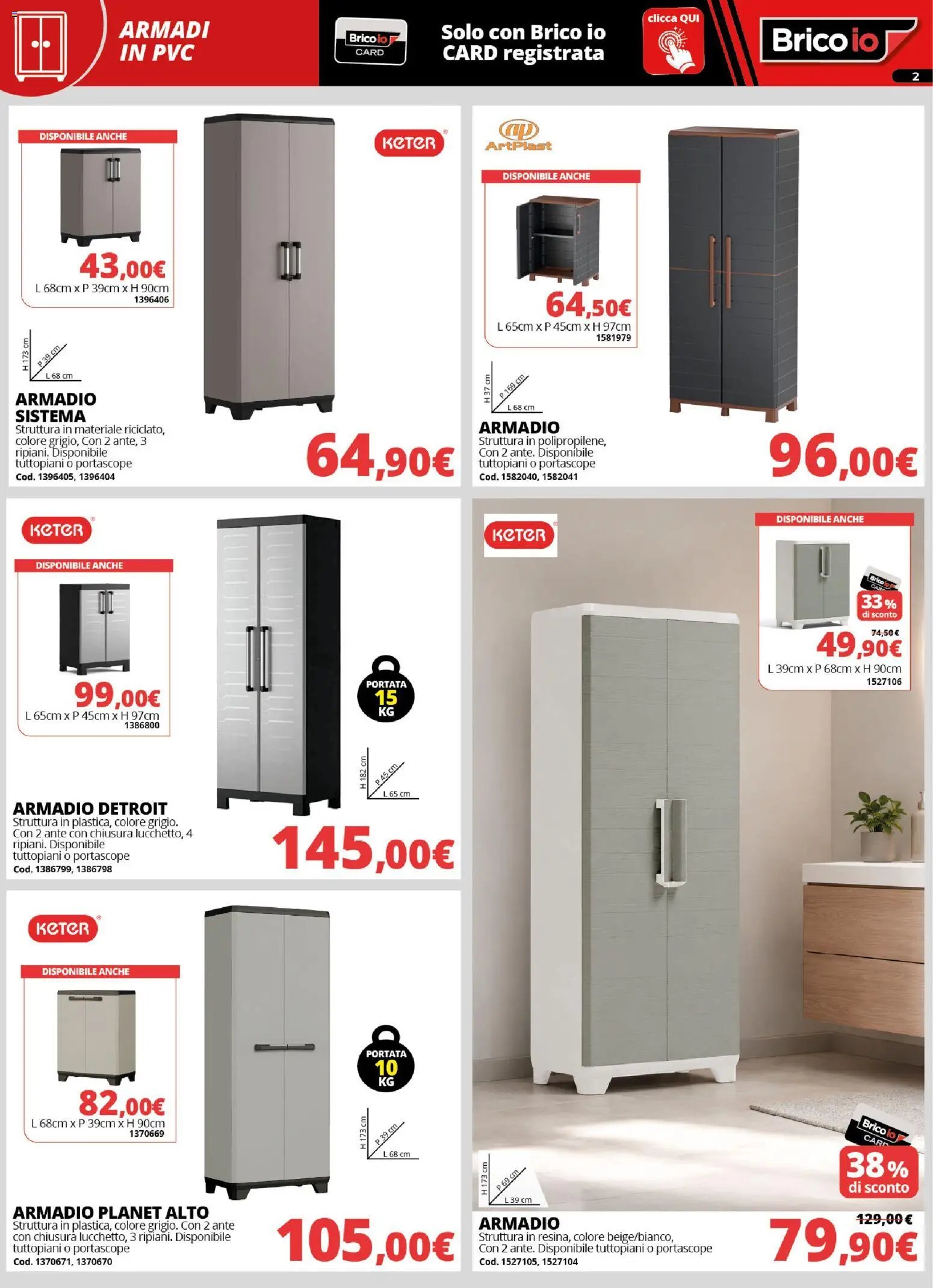 Brico io volantino Sistemazione