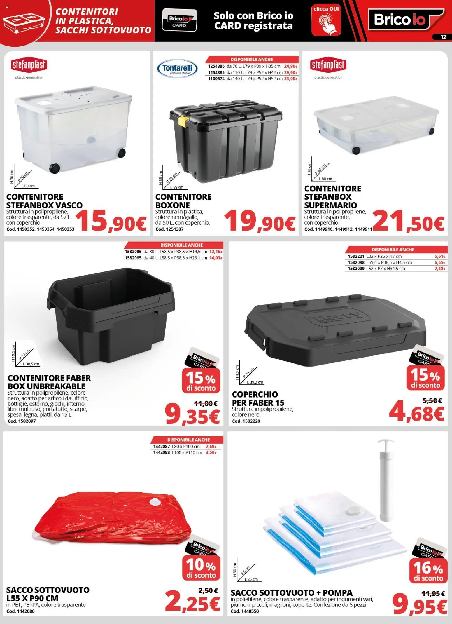 Brico io volantino Sistemazione