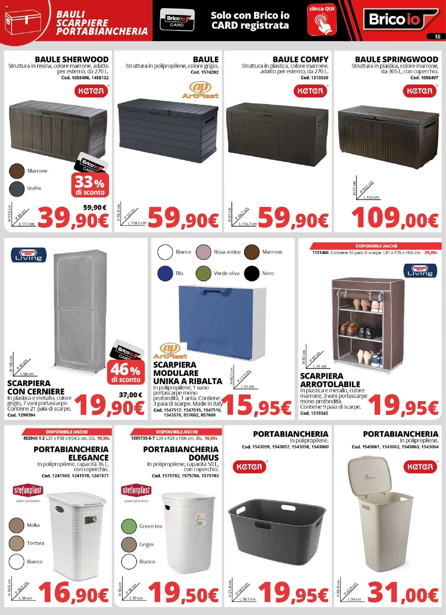 Brico io volantino Sistemazione