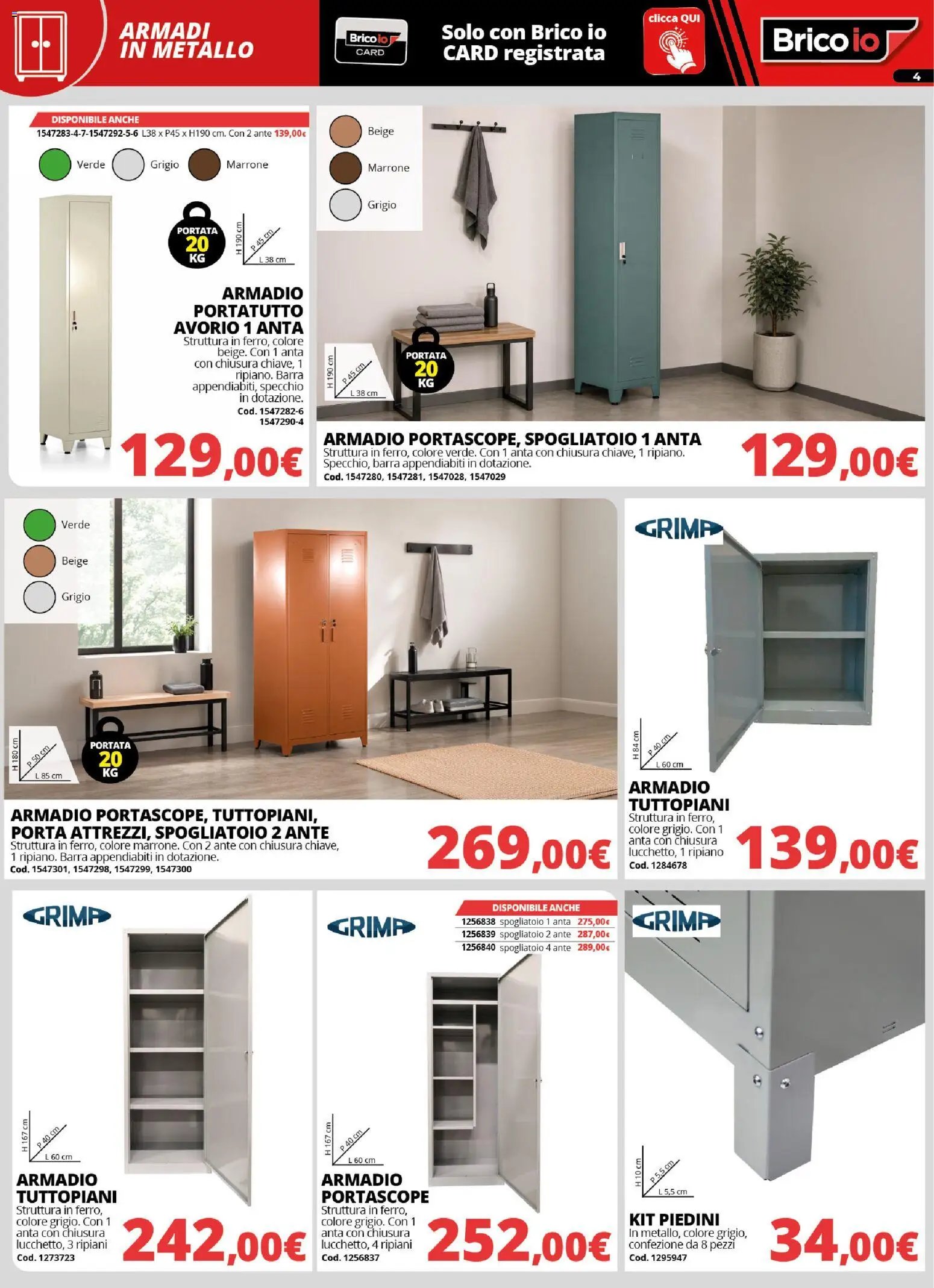 Brico io volantino Sistemazione