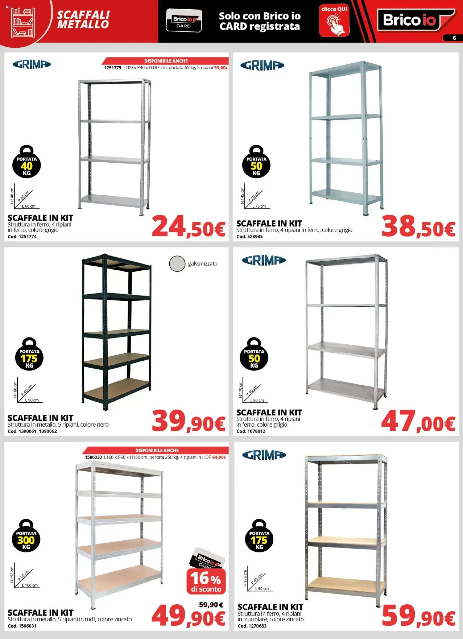 Brico io volantino Sistemazione
