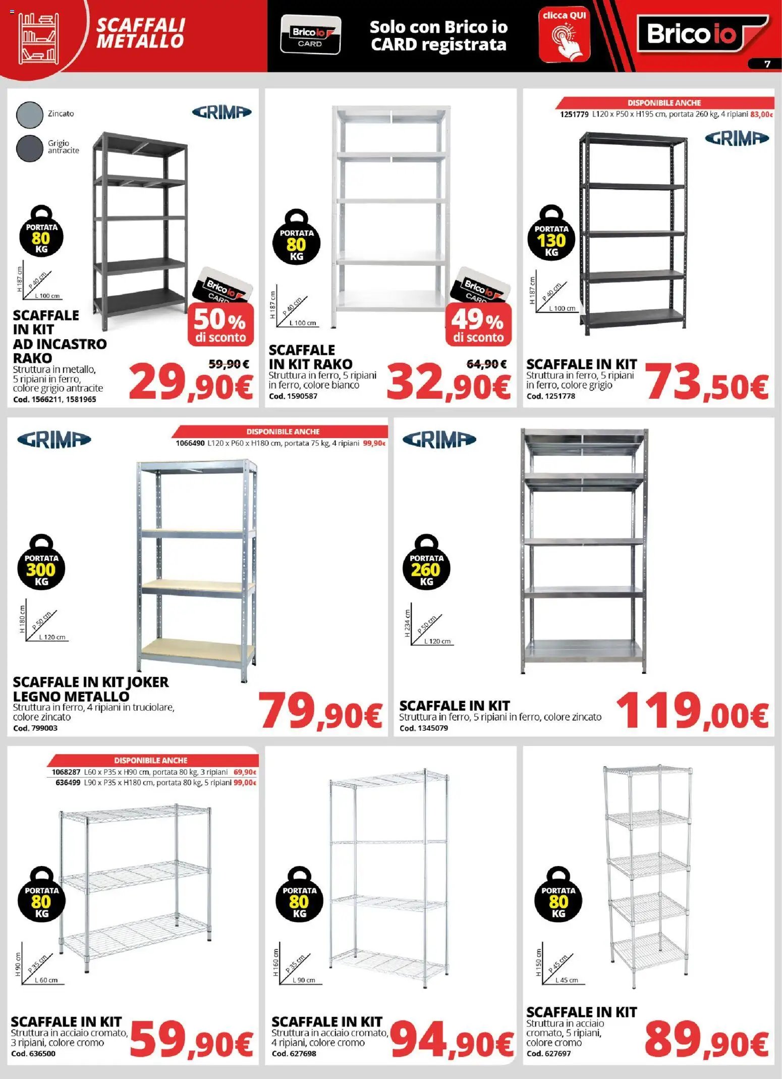 Brico io volantino Sistemazione