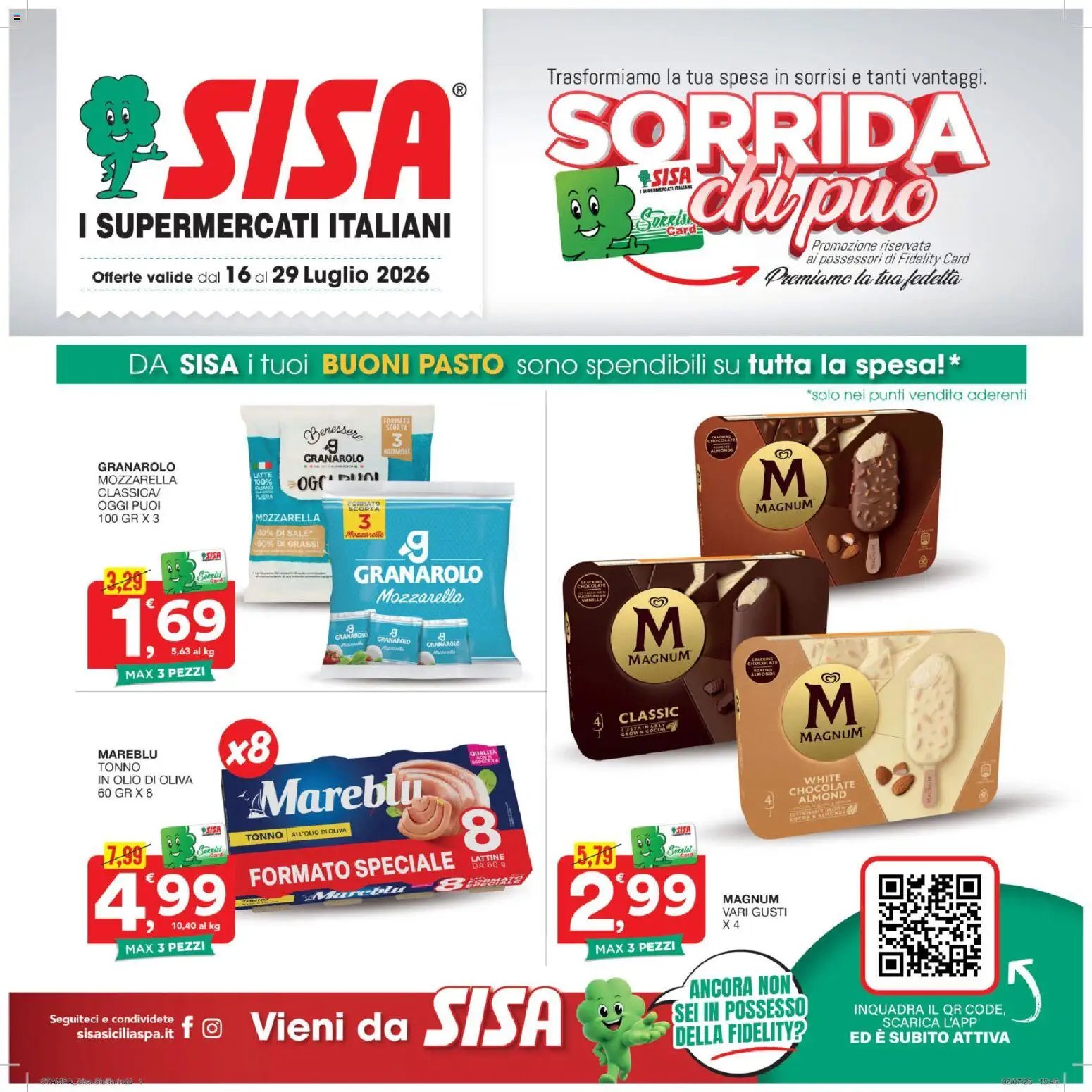 SISA volantino